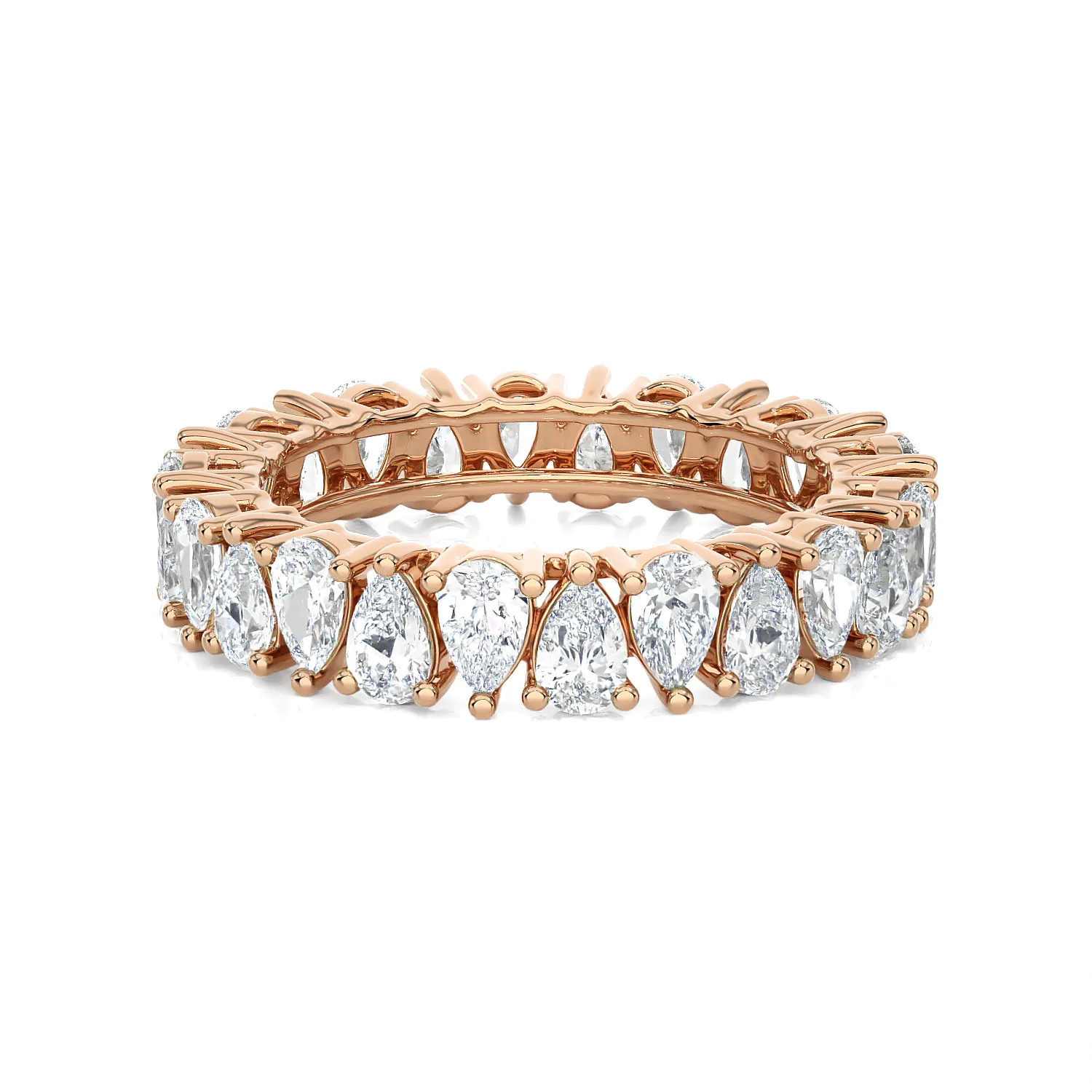1 1/2 ctw Pear-Shape Lab Grown Diamond Eternity Band