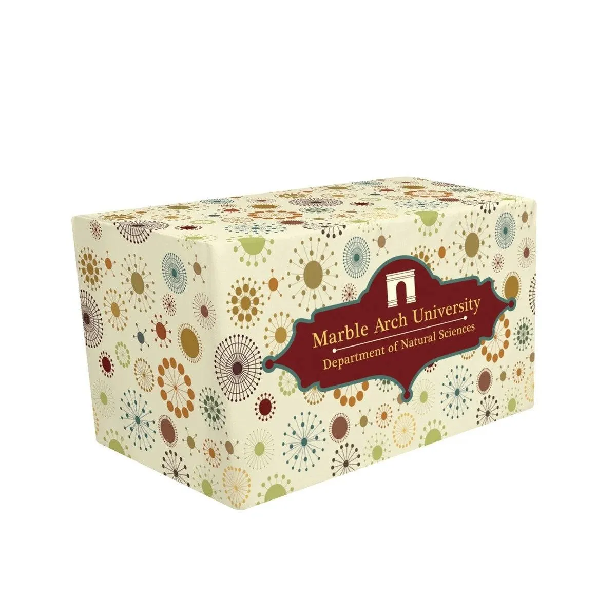 4' to 6' Convertible Custom Printed Table Throw - All Over Print