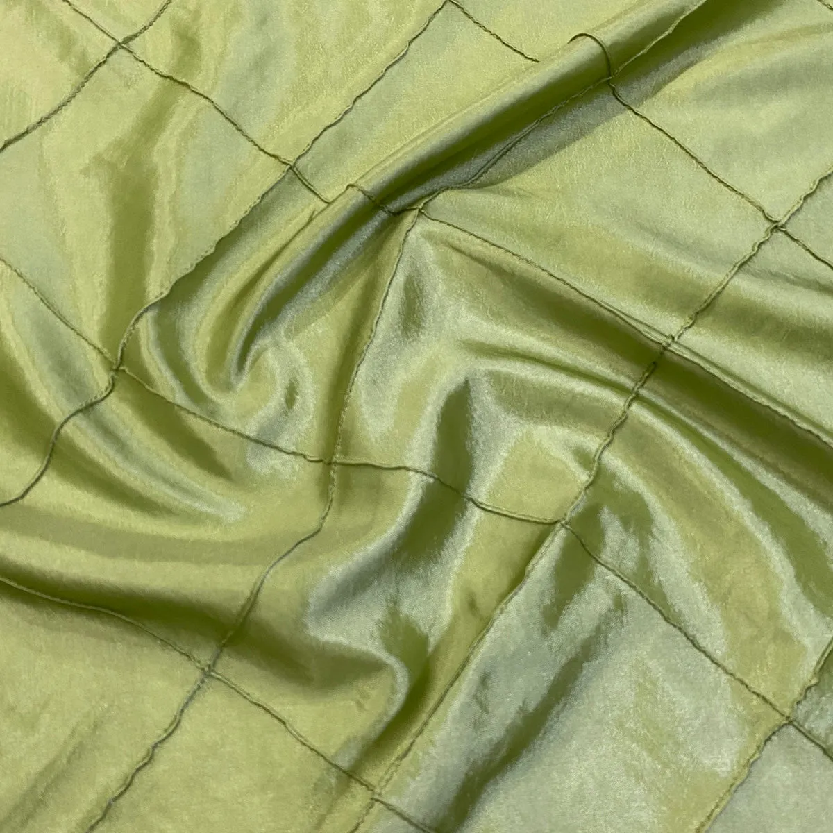 4" Pintuck Taffeta Table Napkin in Sage 103