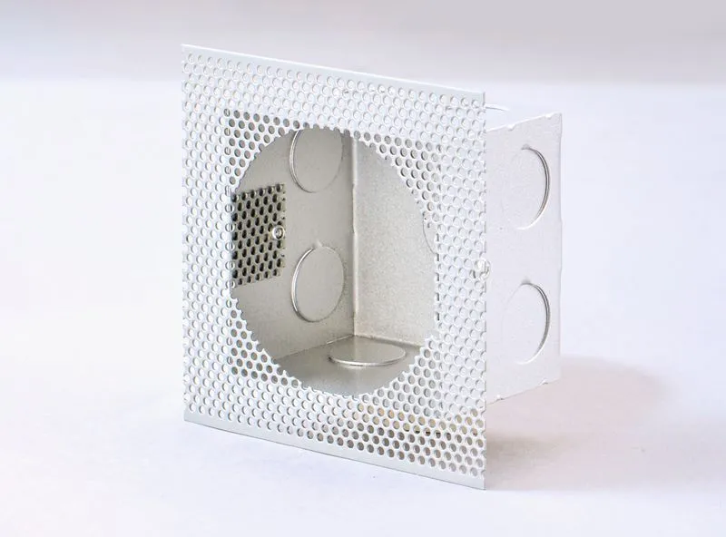 Alumilux Pathway 4" x 4" Rough In Box Wall Light Accessory in Satin Aluminum