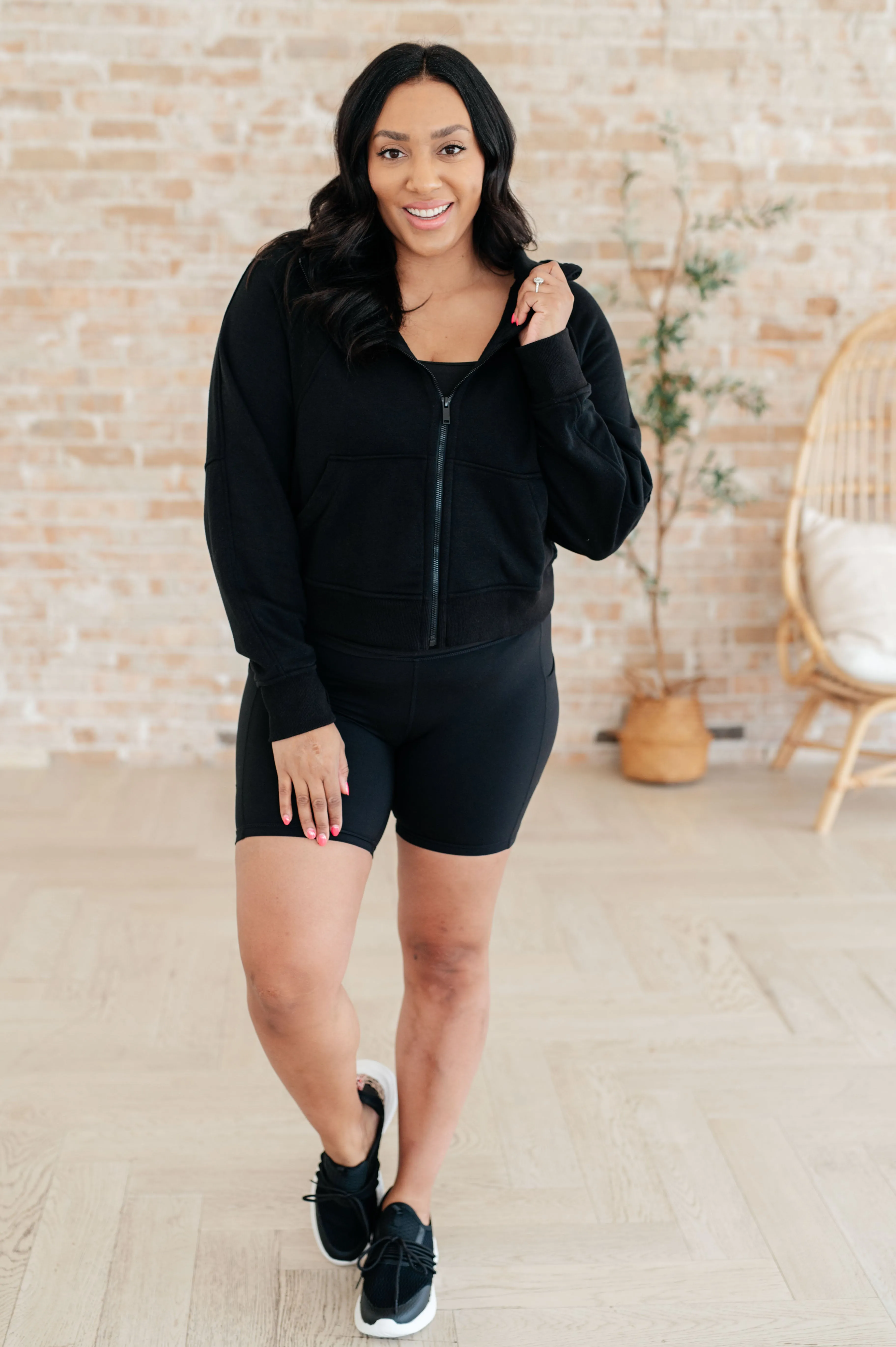 Always Right Square Neck Tank in Black - Rae Mode