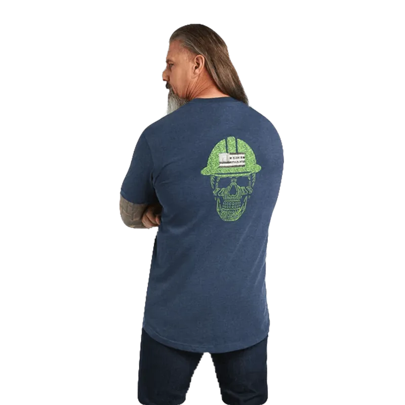 Ariat Men's Rebar Cotton Strong Graphic Navy Heather T-Shirt