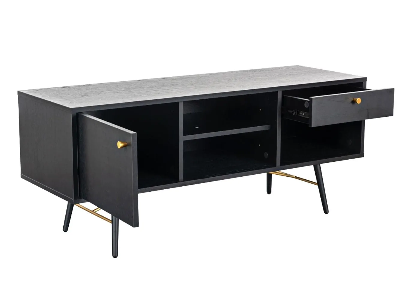 Barcelona Black & Copper 1.2m TV Unit by Vida Living