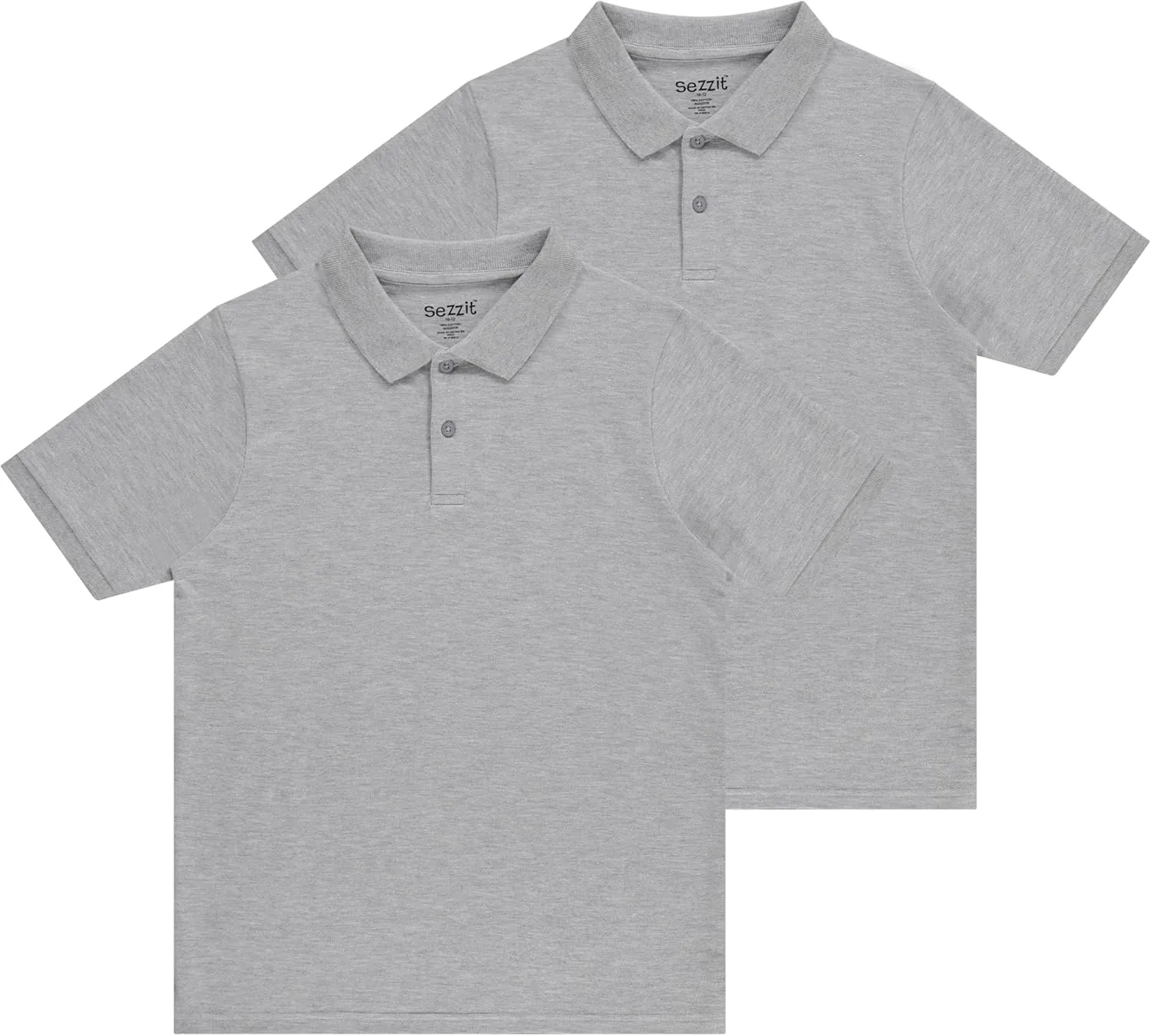 Boys Polo 2-Pack: Premium Comfort and Timeless Style - Perfect for School, Playdates, Church, Birthdays.