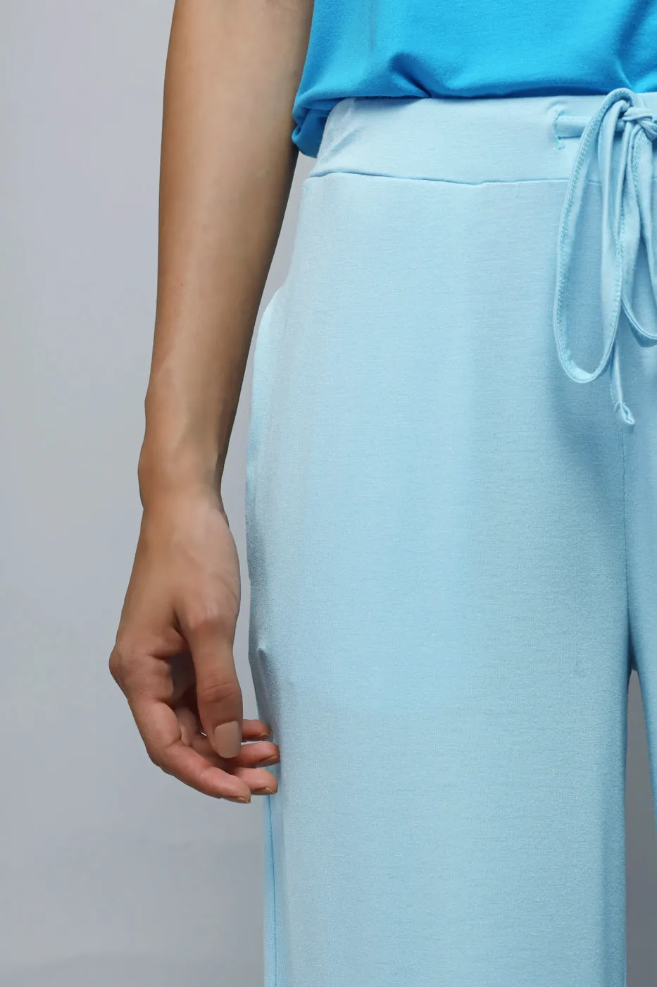 Breezy Blue Flared Lounge Set