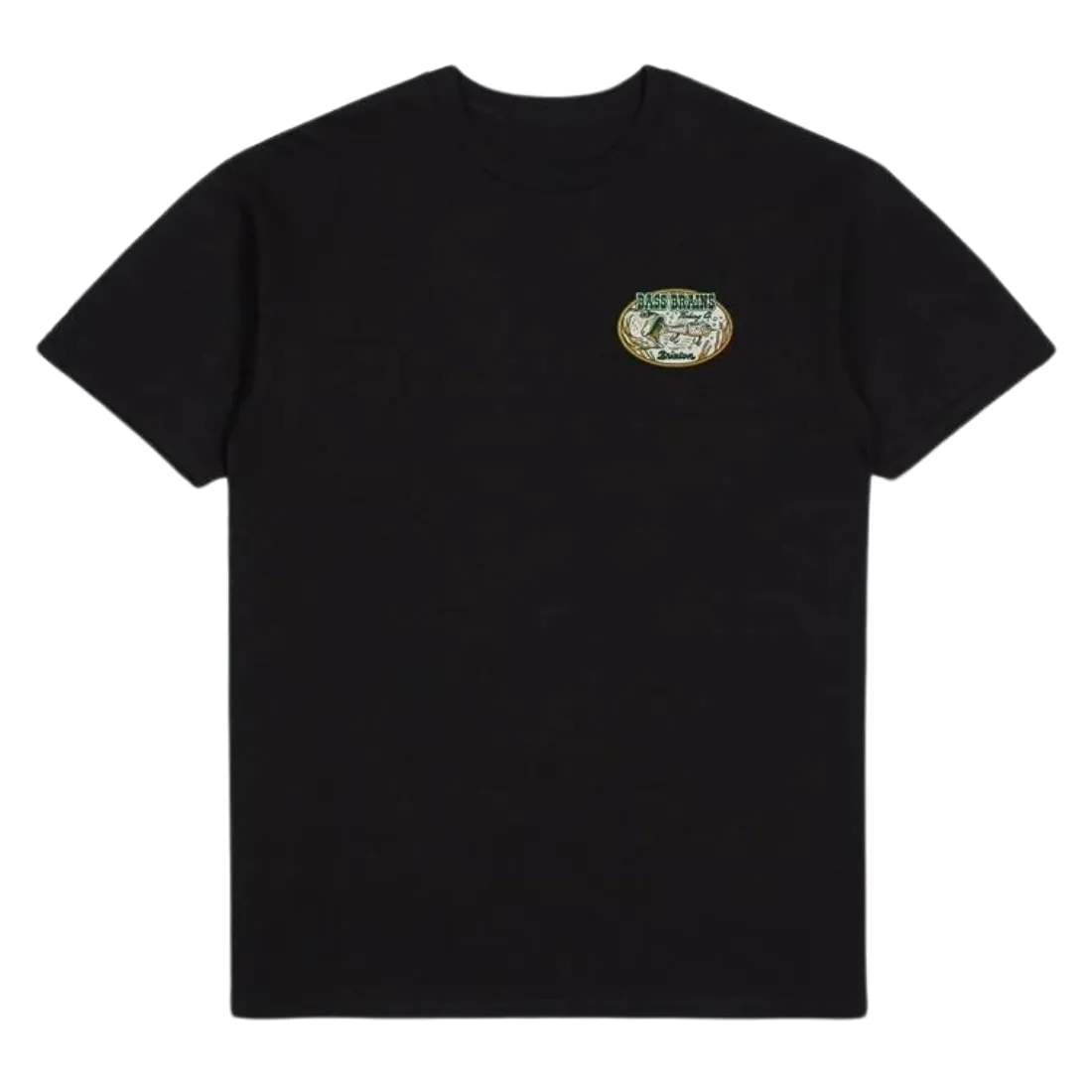 Brixton Bass Brains Swim T-Shirt - Black