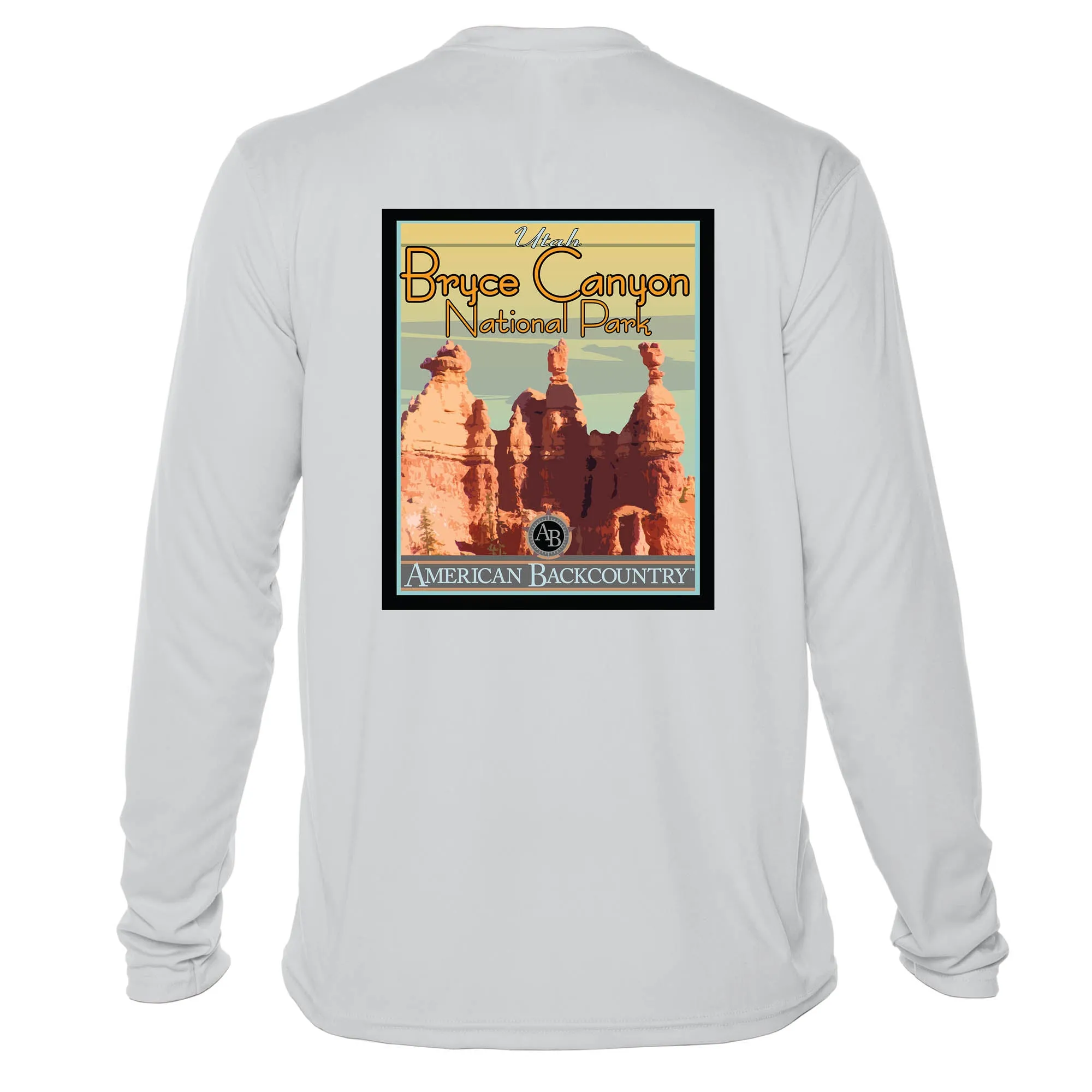 Bryce Canyon National Park Vintage Destinations Long Sleeve Men's Microfiber Men's T-Shirt