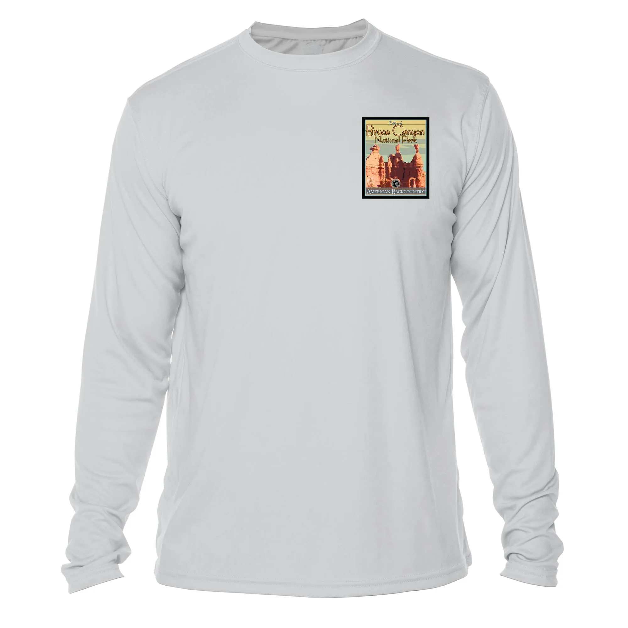Bryce Canyon National Park Vintage Destinations Long Sleeve Men's Microfiber Men's T-Shirt