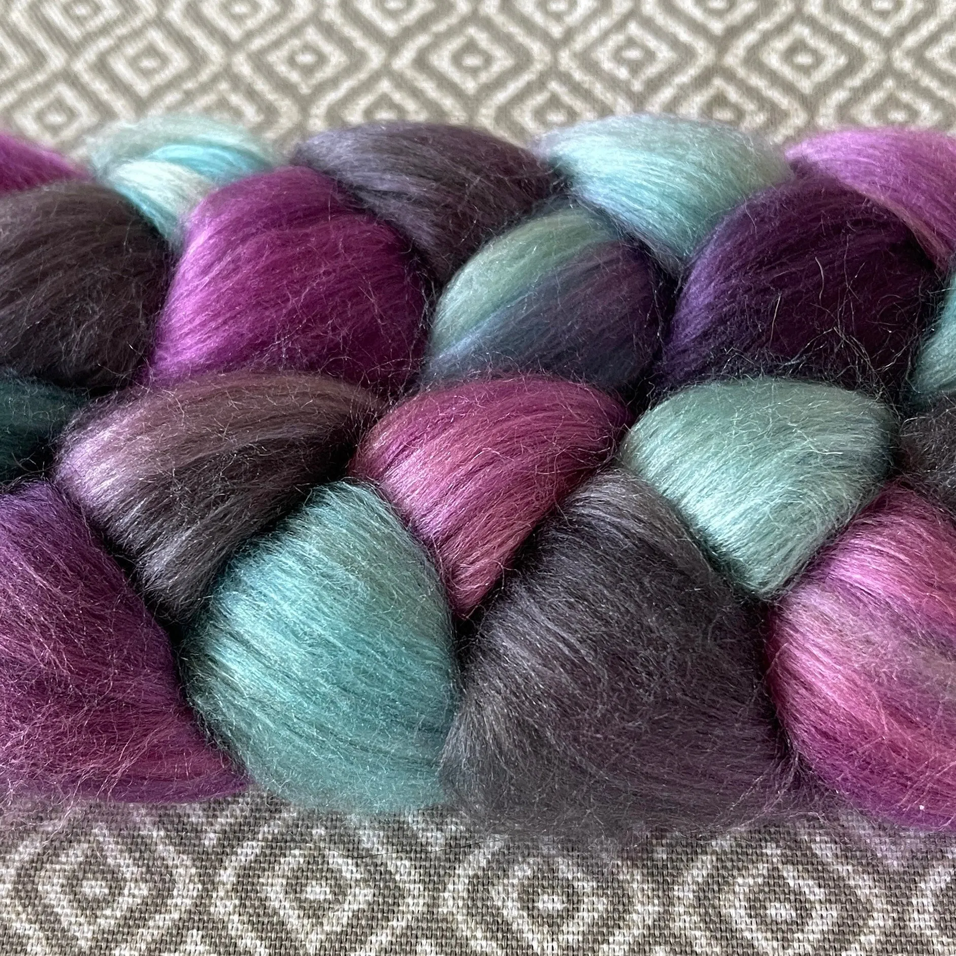 Camel Silk Roving - Twilight