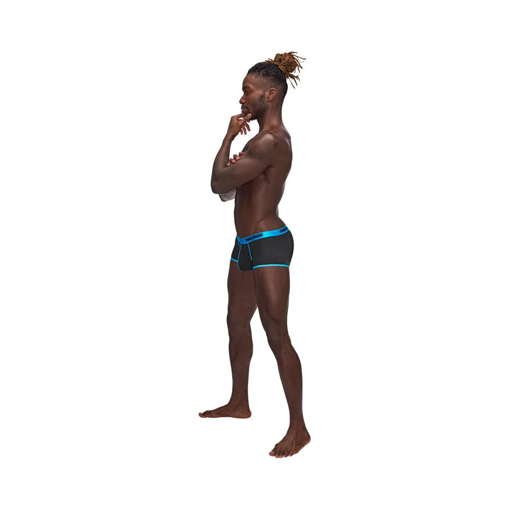 Casanova Uplift Mini Shorts - Medium - Black/blue