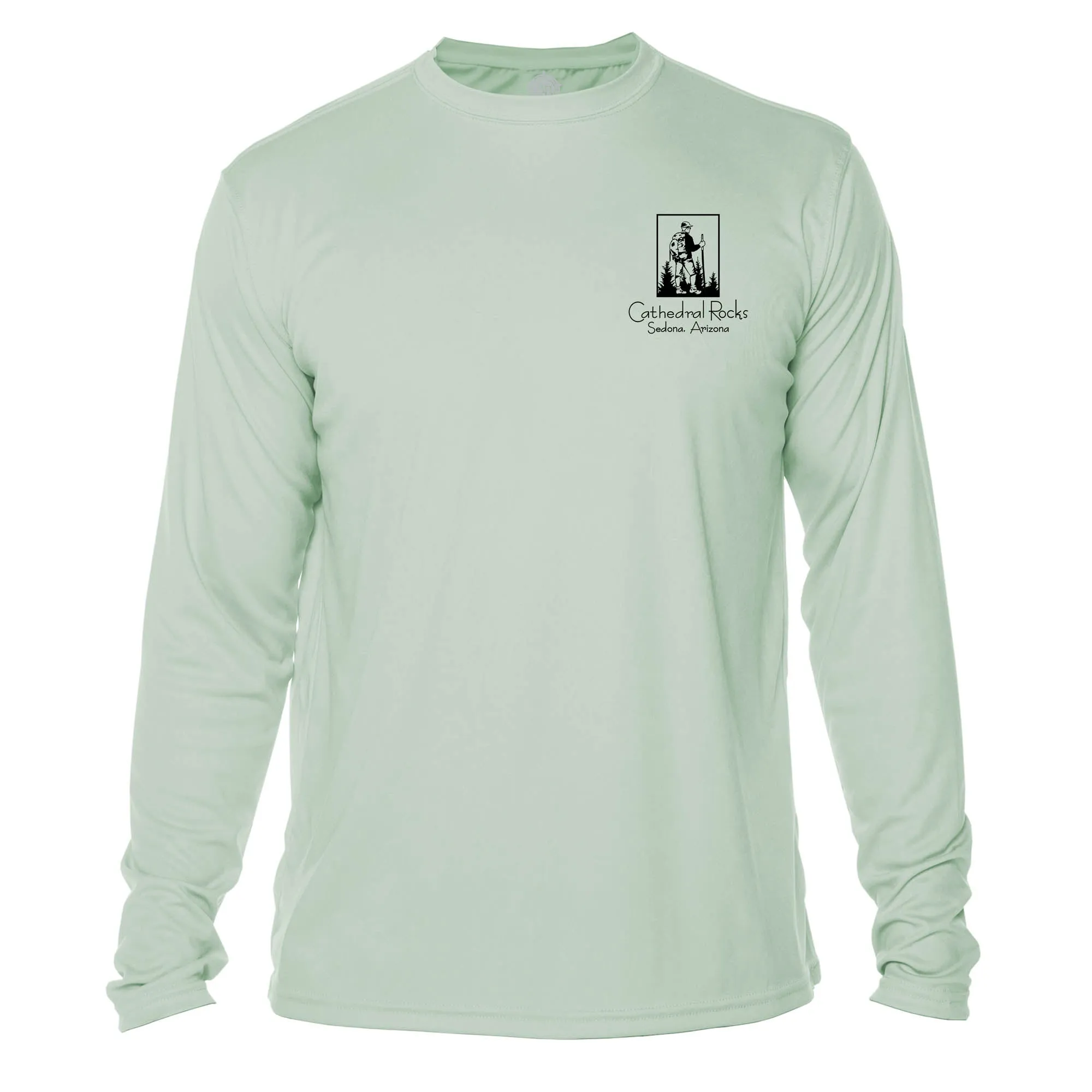 Cathedral Rocks Vintage Destinations Long Sleeve Men's Microfiber Men's T-Shirt