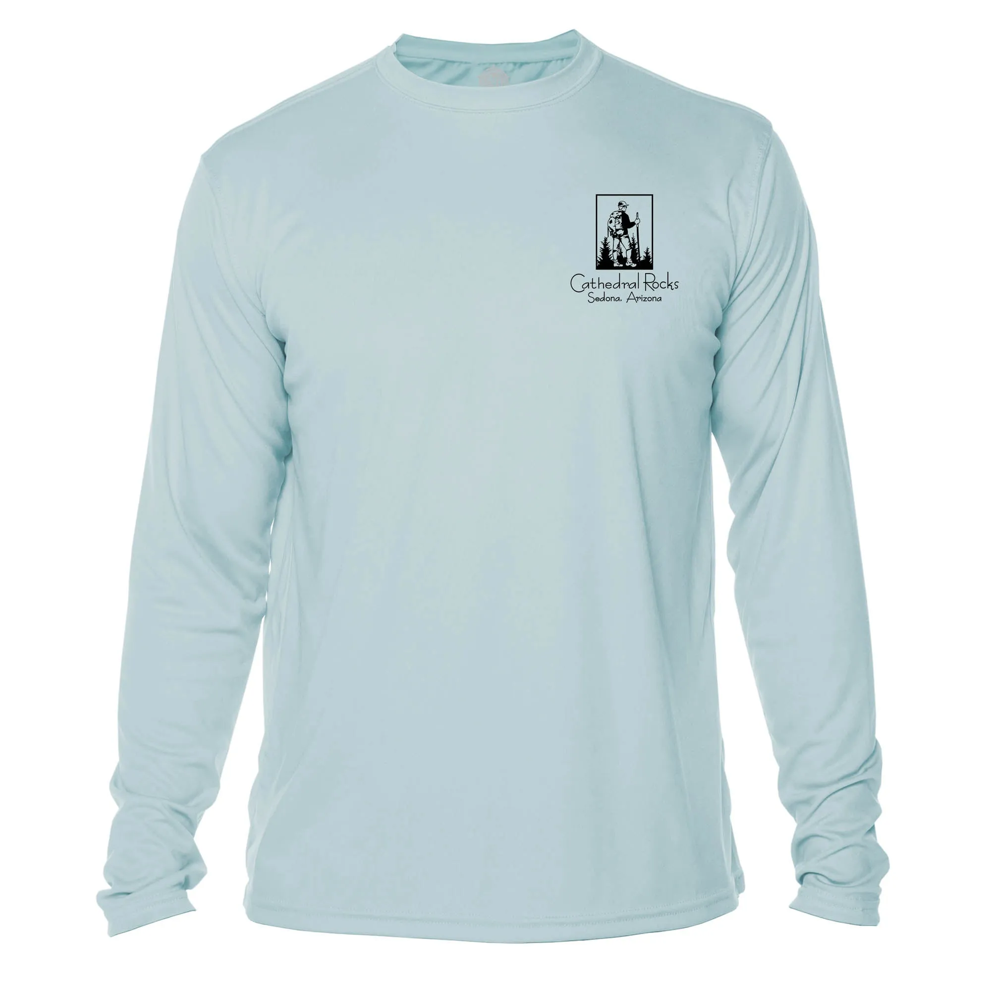 Cathedral Rocks Vintage Destinations Long Sleeve Men's Microfiber Men's T-Shirt