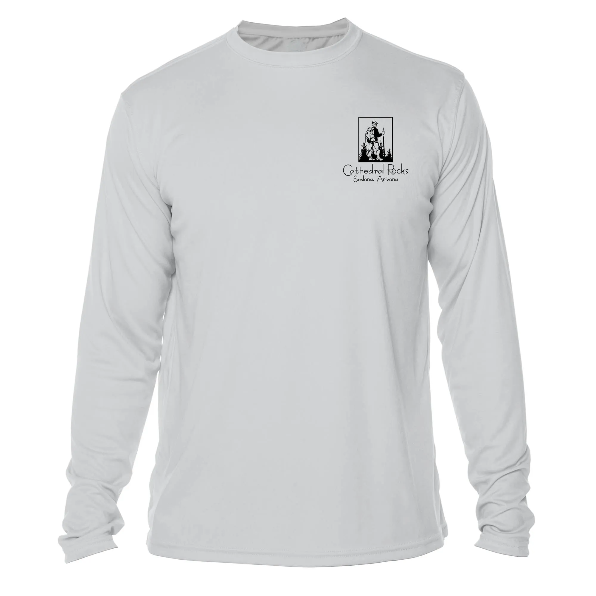Cathedral Rocks Vintage Destinations Long Sleeve Men's Microfiber Men's T-Shirt