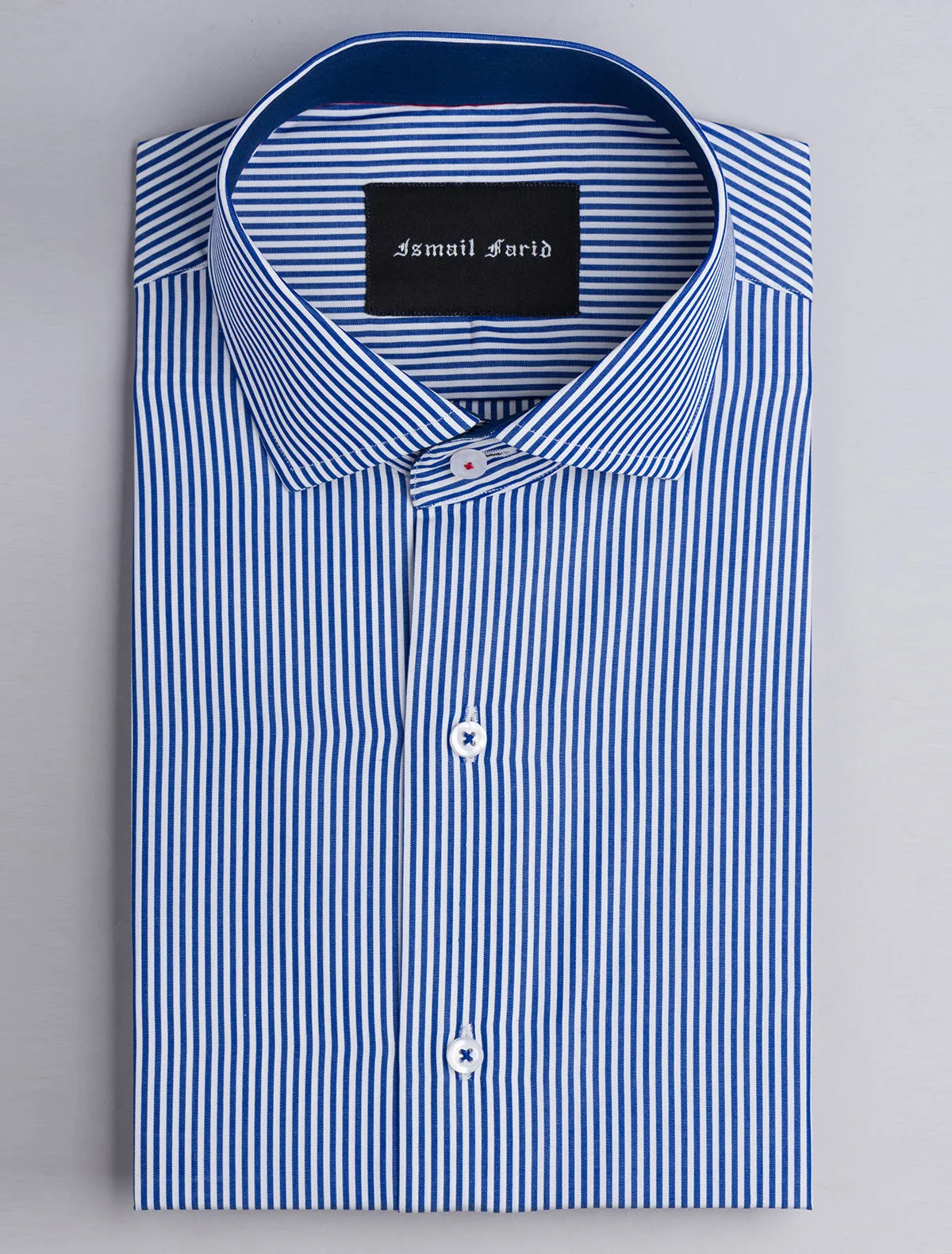 CLASSIC BLUE-STIRPED SHIRT