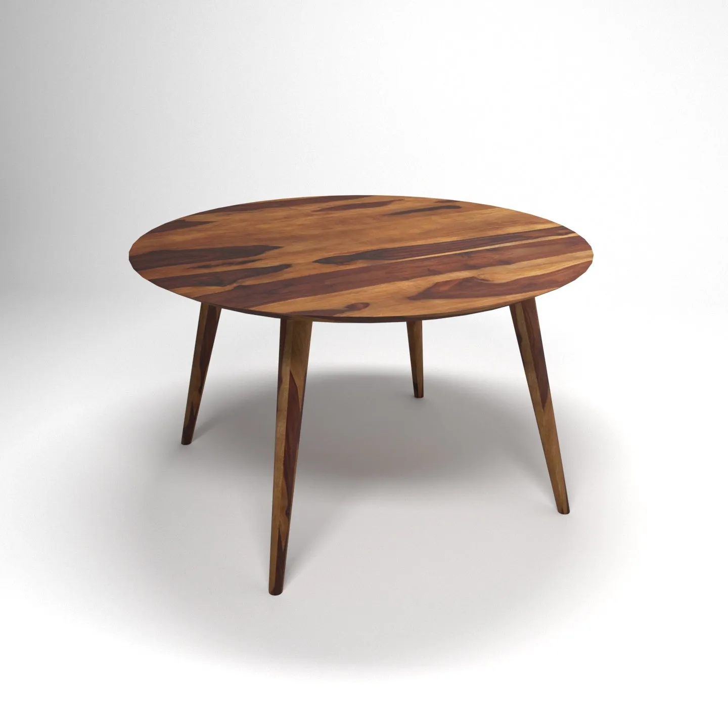 Classic Round Table Sheesham Wood Four Legs