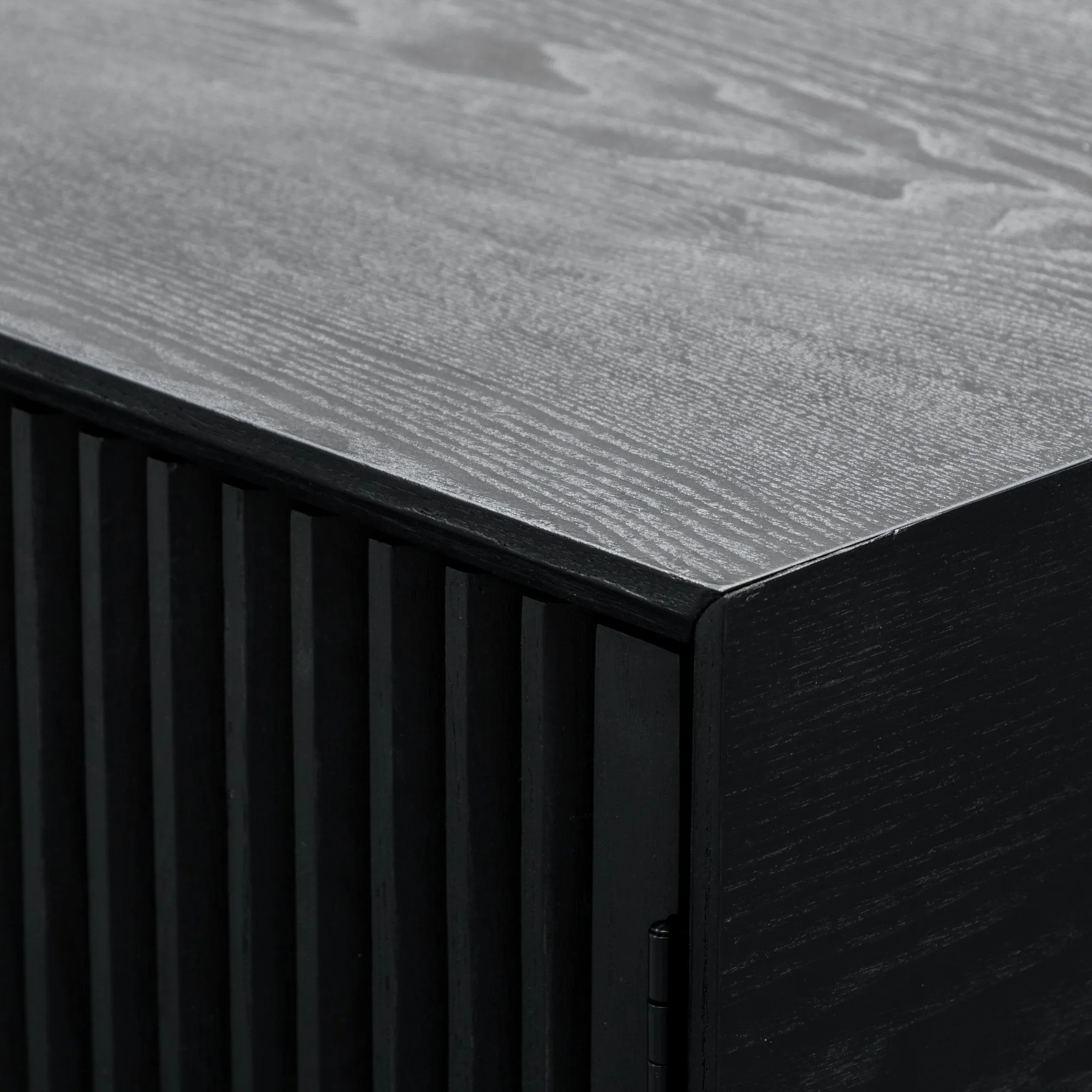 Dahlia 2m Wooden TV Entertainment Unit - Black