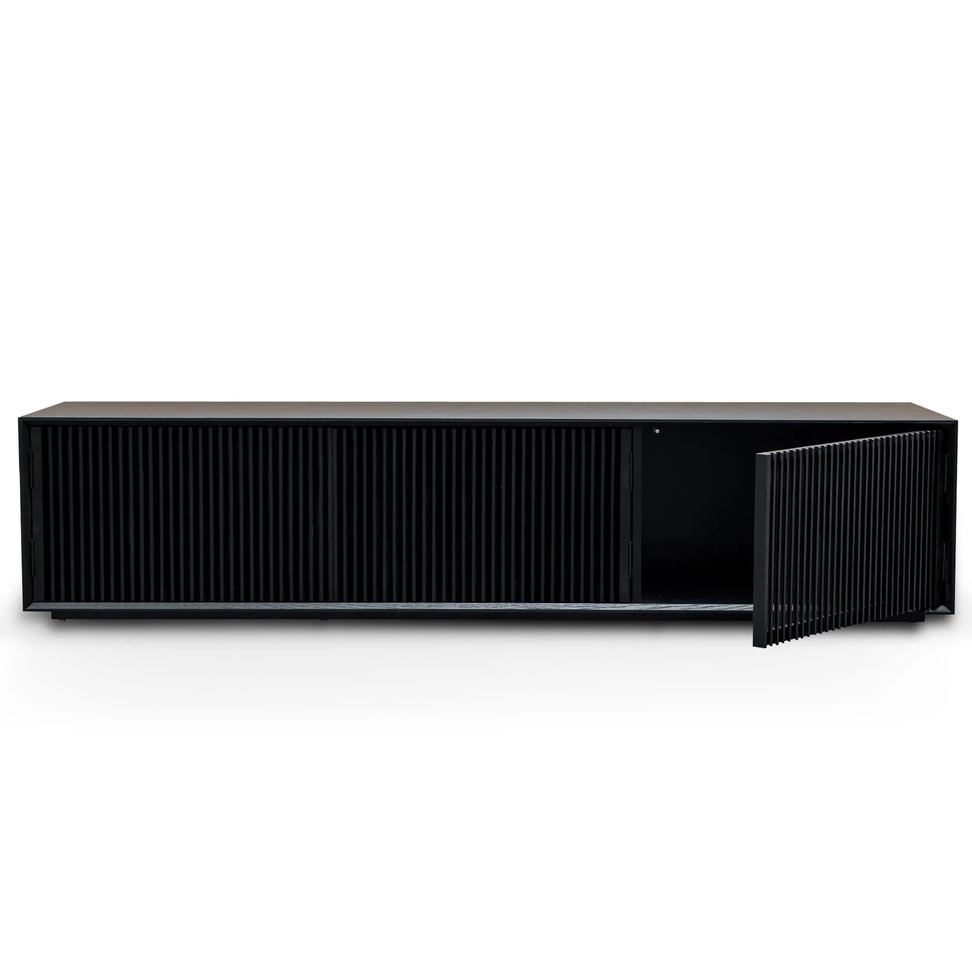 Dahlia 2m Wooden TV Entertainment Unit - Black