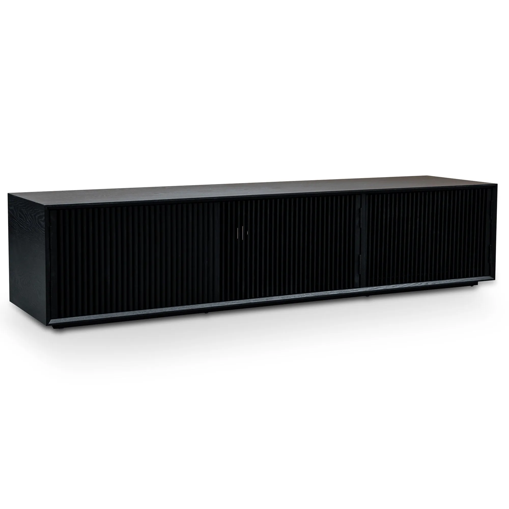 Dahlia 2m Wooden TV Entertainment Unit - Black