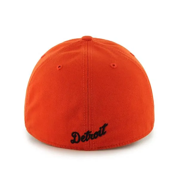 Detroit Tigers 47 Brand Franchise Orange Navy D Logo Classic Hat Cap