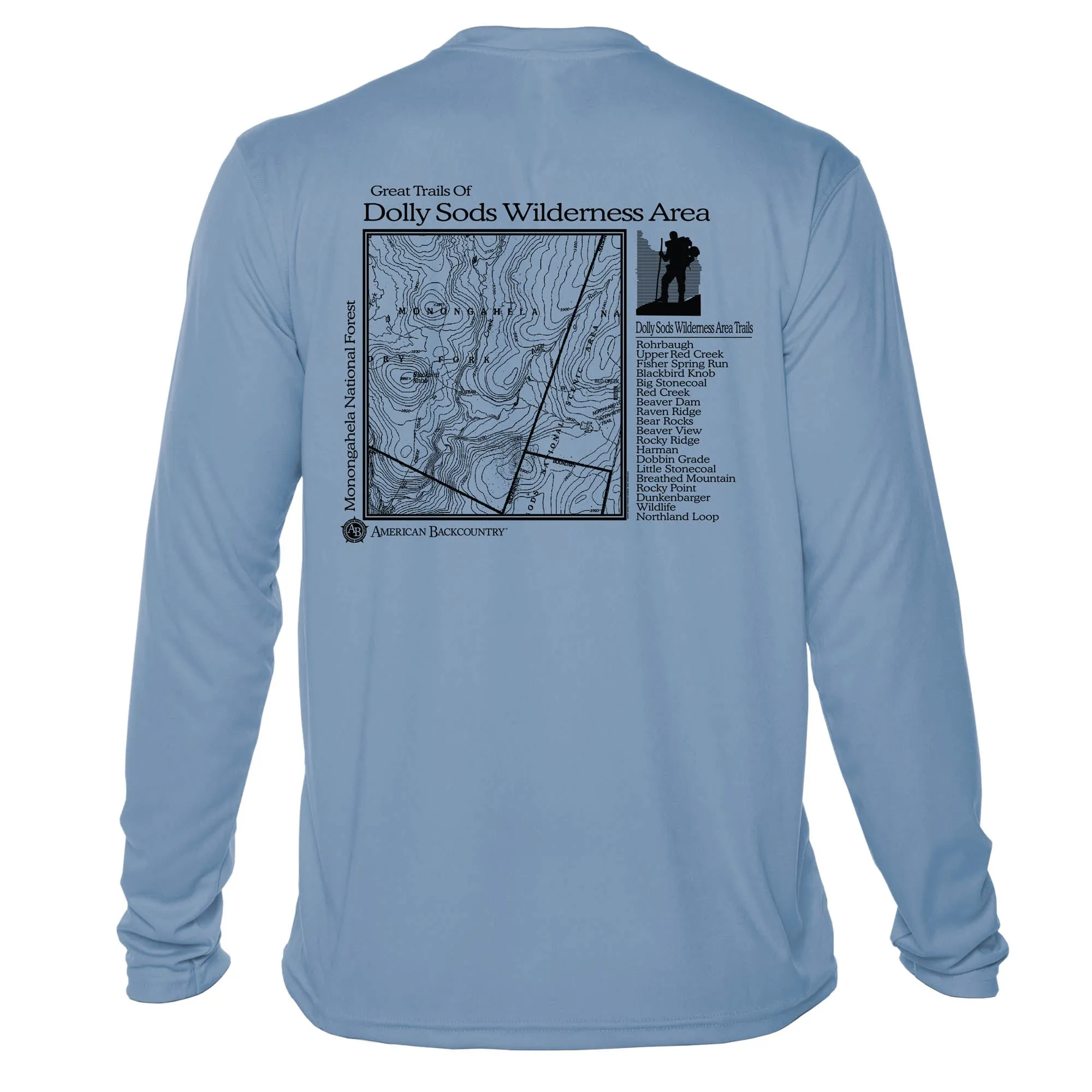 Dolly Sods Great Trails Long Sleeve Microfiber Men's T-Shirt