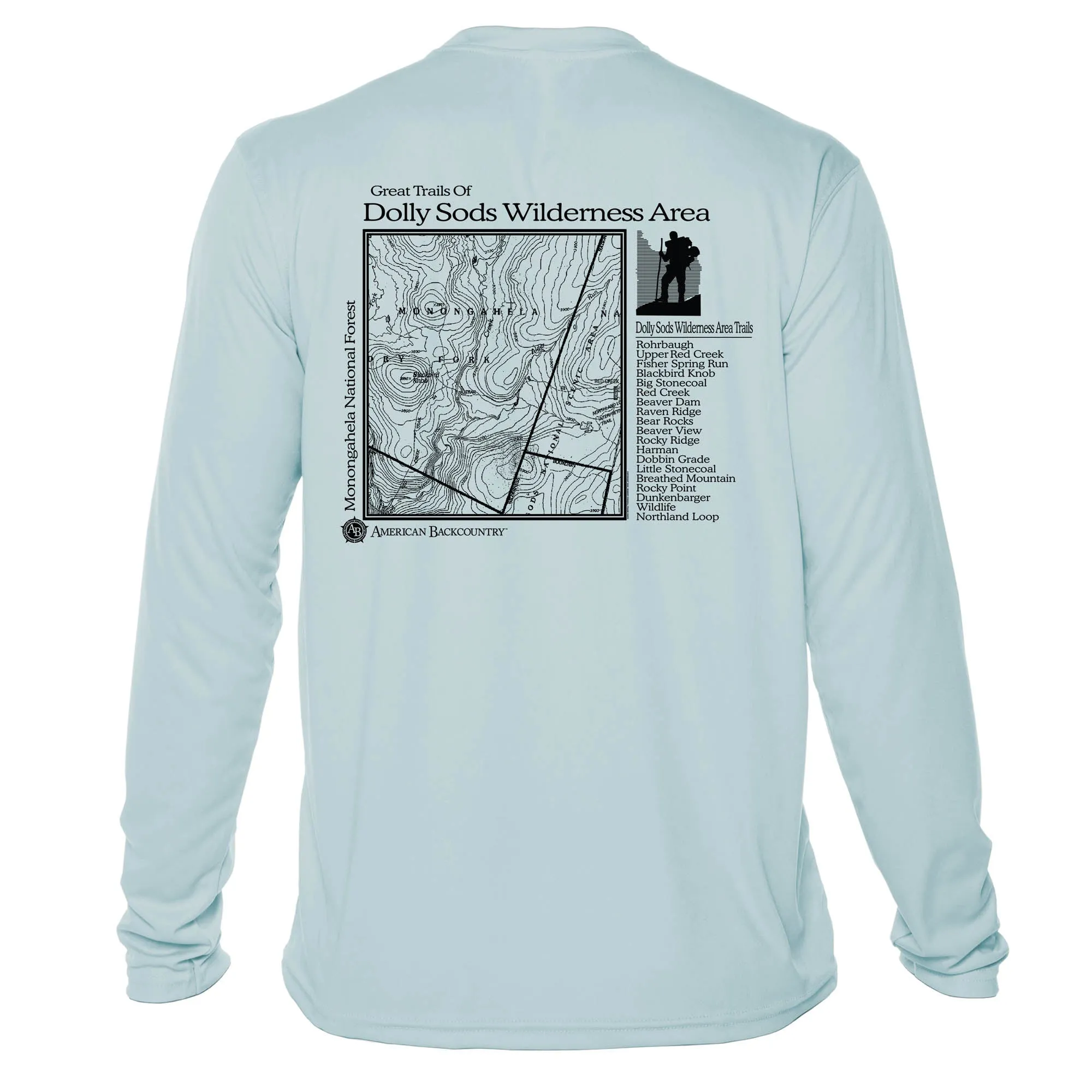 Dolly Sods Great Trails Long Sleeve Microfiber Men's T-Shirt
