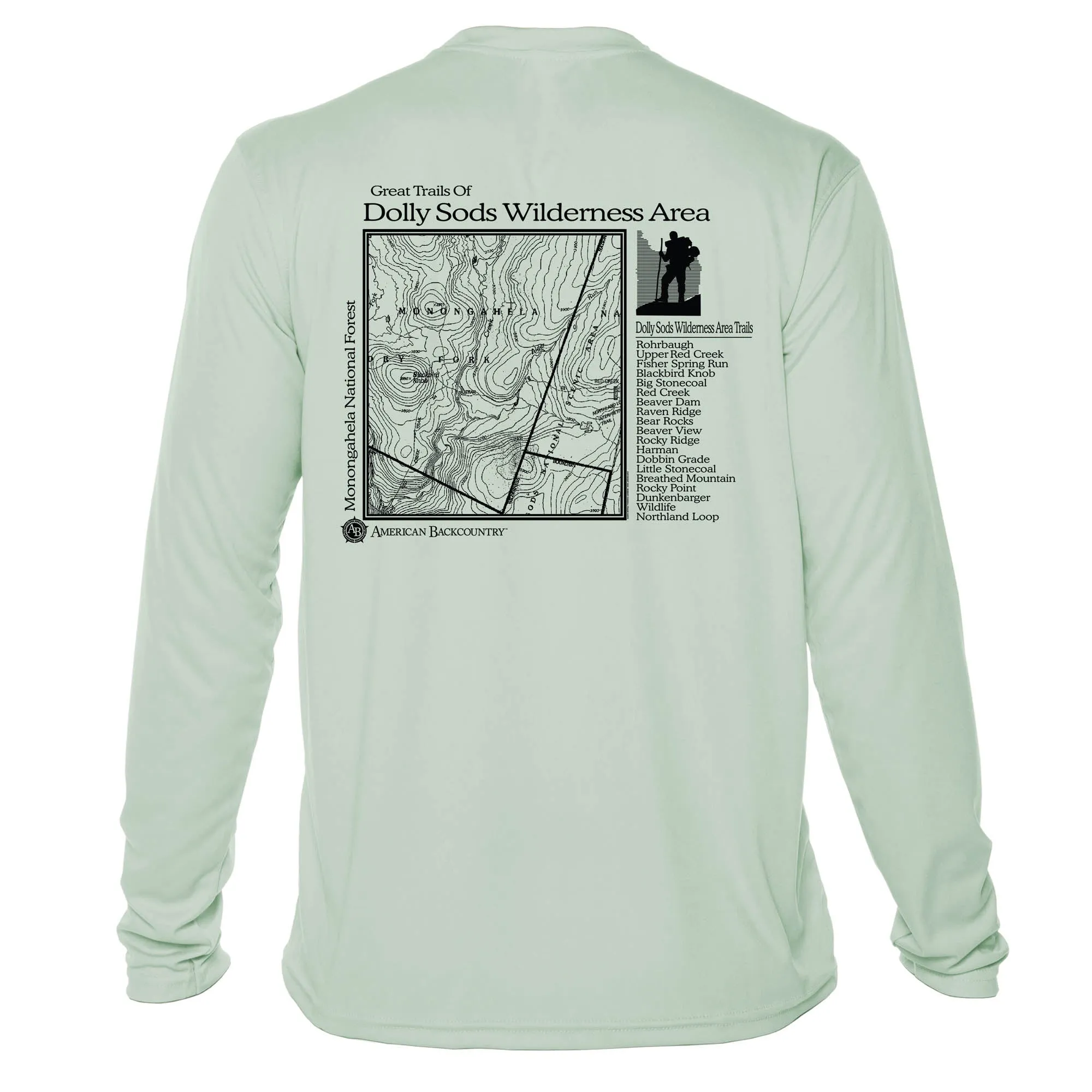 Dolly Sods Great Trails Long Sleeve Microfiber Men's T-Shirt