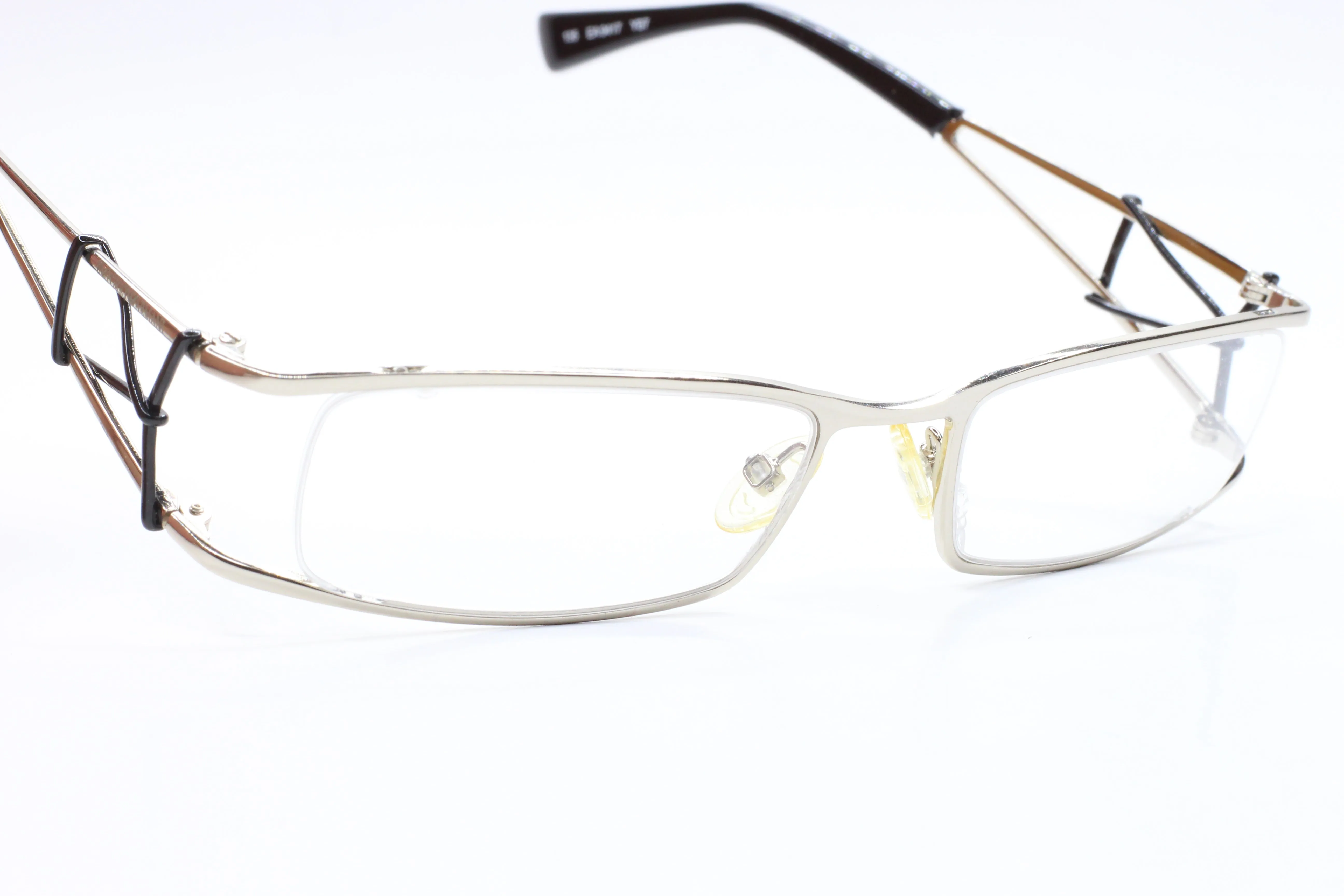 Emporio Armani EA9417 YB7 Silver/Black Designer Italy Eyeglasses -Ma