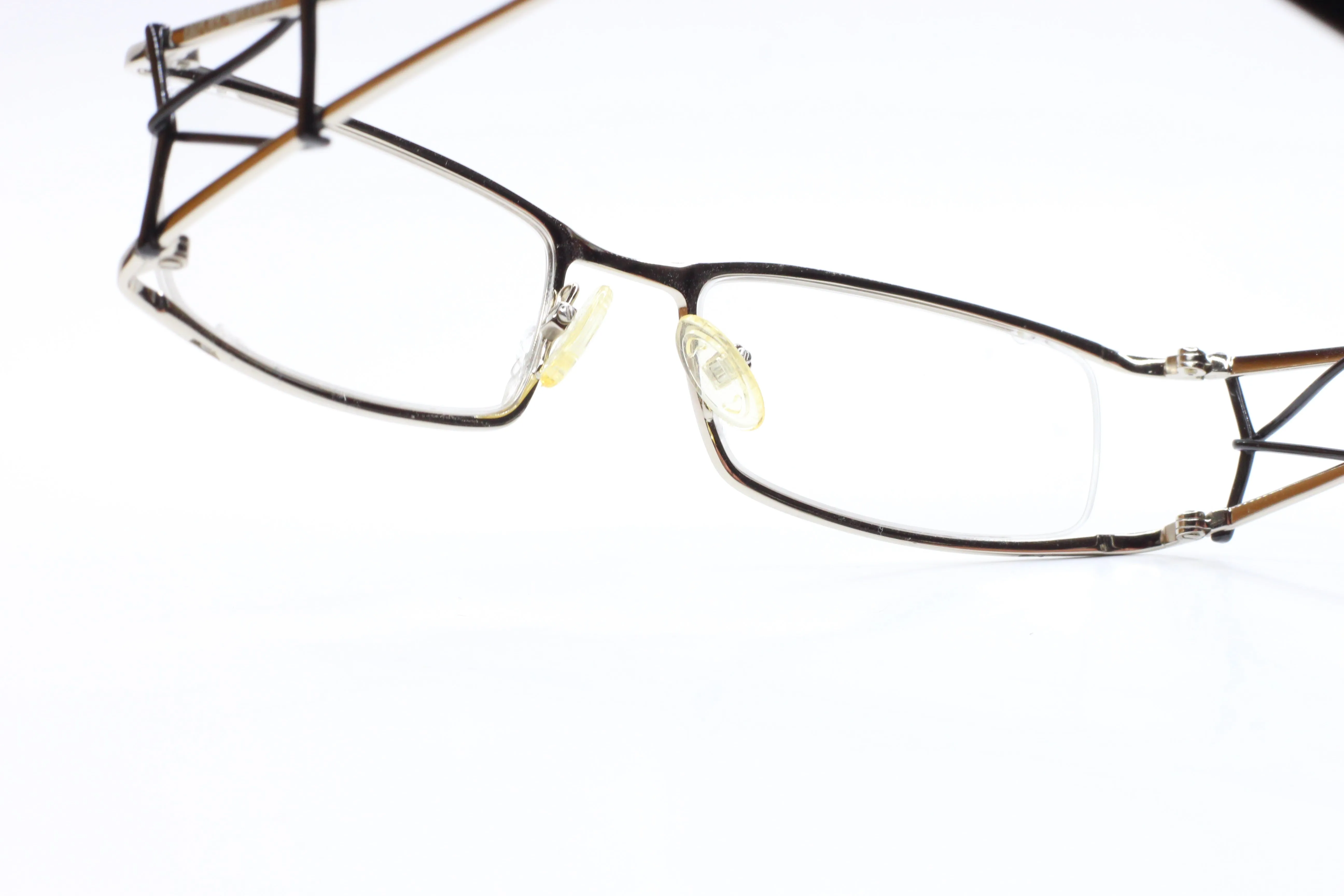 Emporio Armani EA9417 YB7 Silver/Black Designer Italy Eyeglasses -Ma