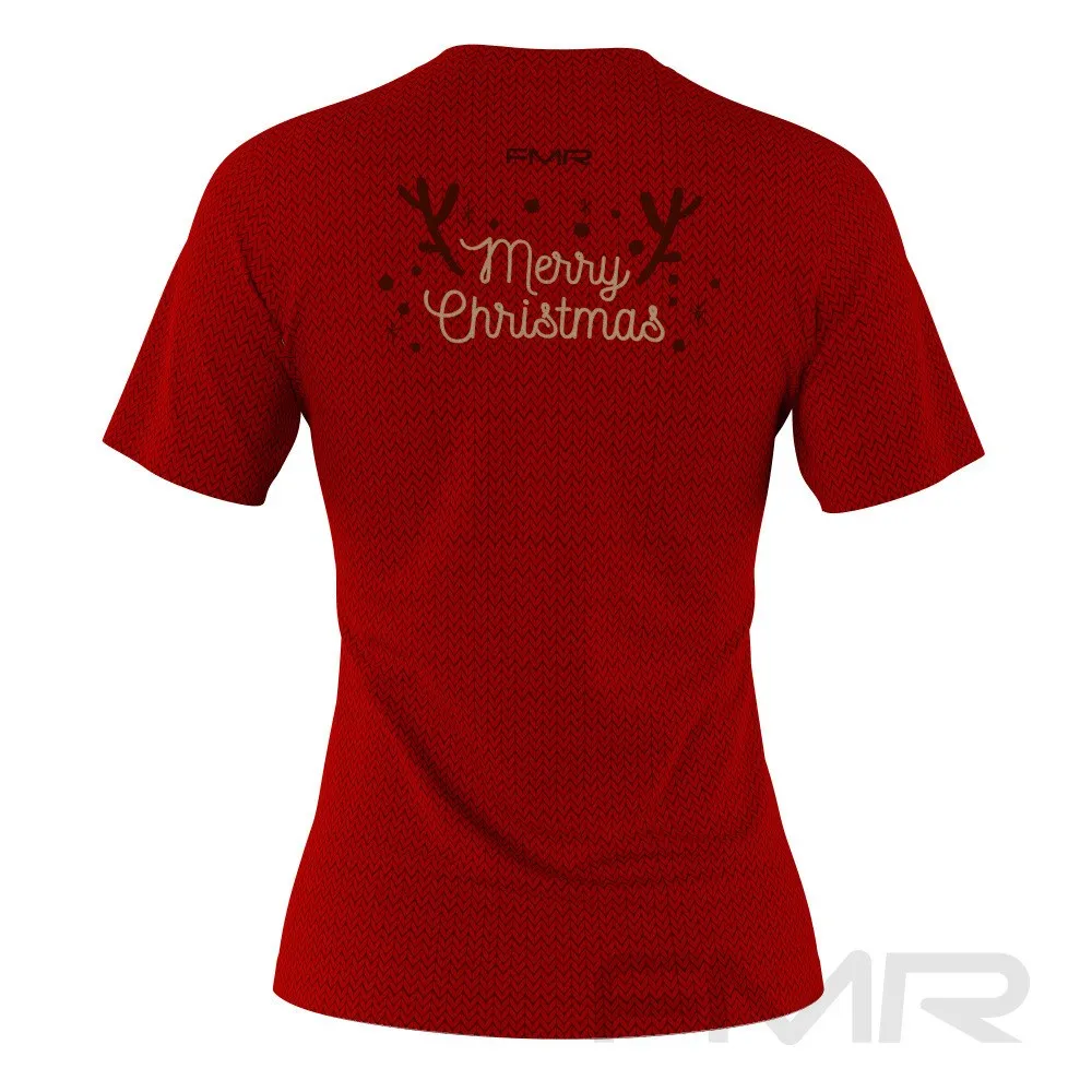 FMR Women's Deer Sweater Performance Short Sleeve Shirt