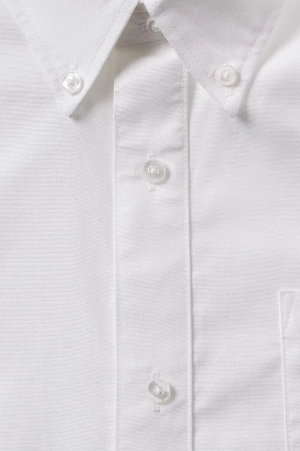 French Toast Adaptive Long Sleeve Oxford Shirt with Hidden Hook and Loop Placket and Cuffs