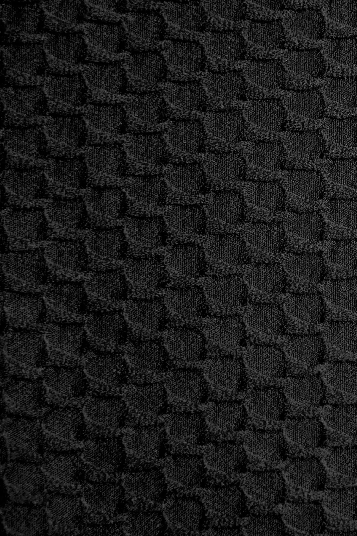 Giselle Tankini Top - Black Waffle