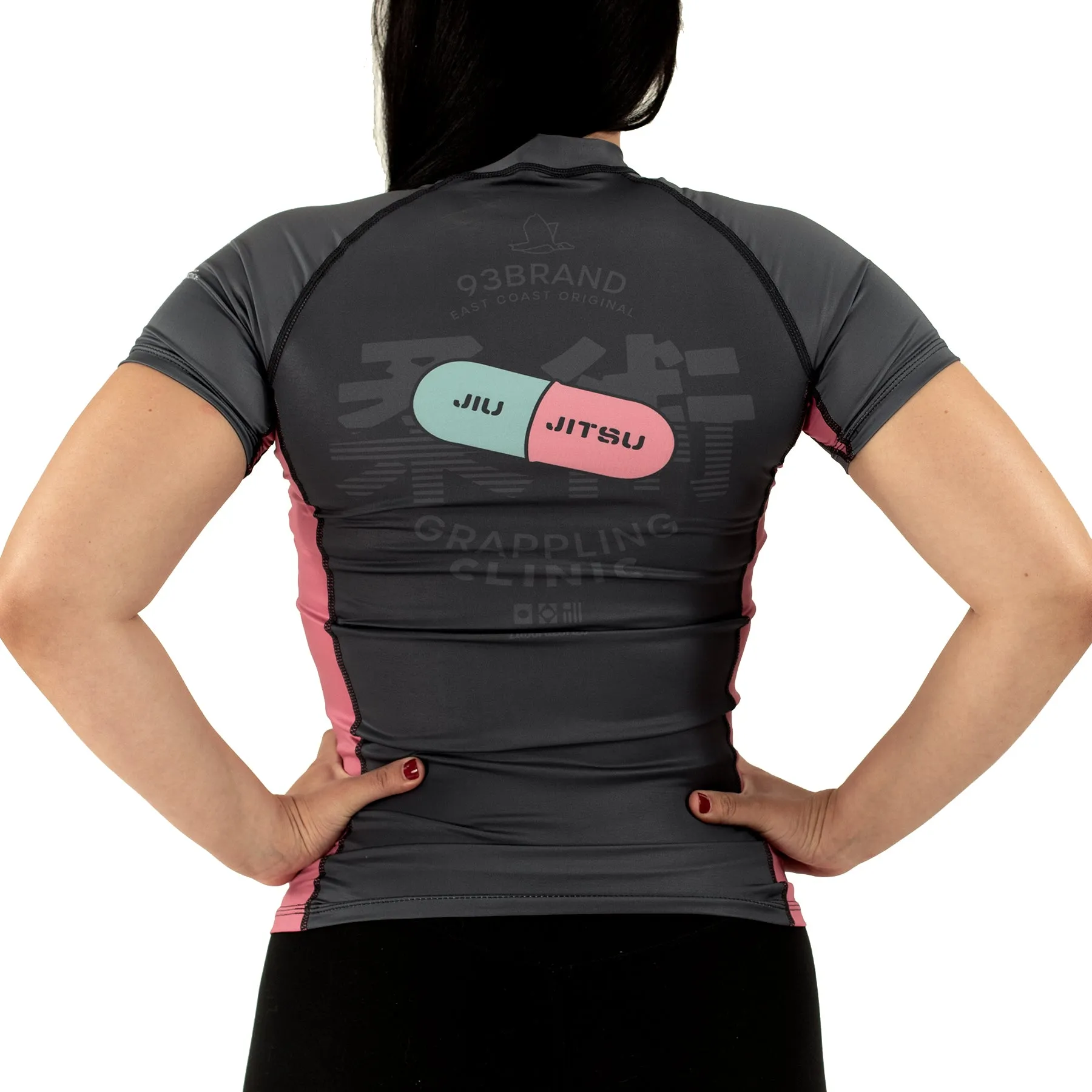 GRAPPLING CLINIC Women's Rash Guard - Short Sleeve