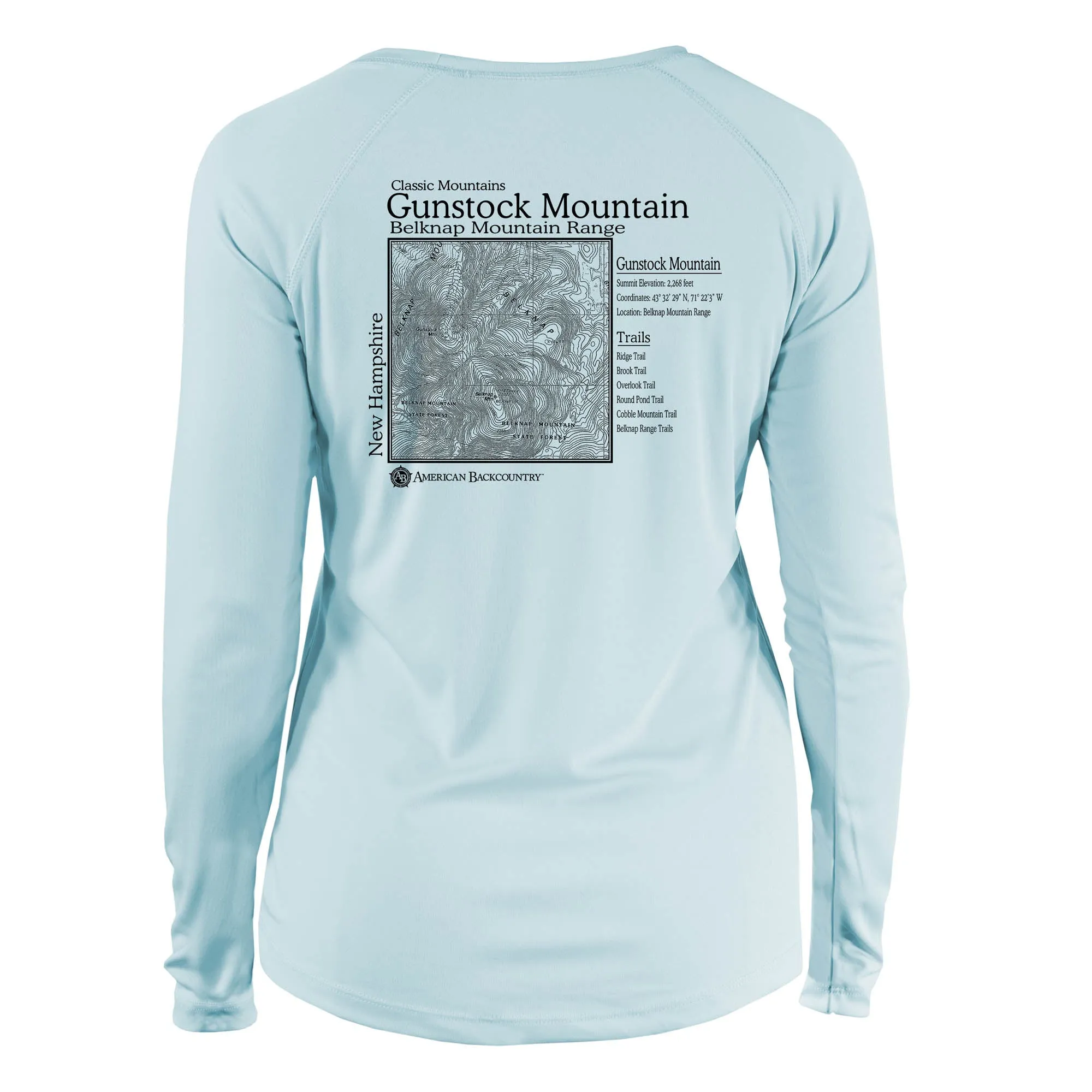 Gunstock Mountain Classic Mountain Long Sleeve Microfiber Women's T-Shirt