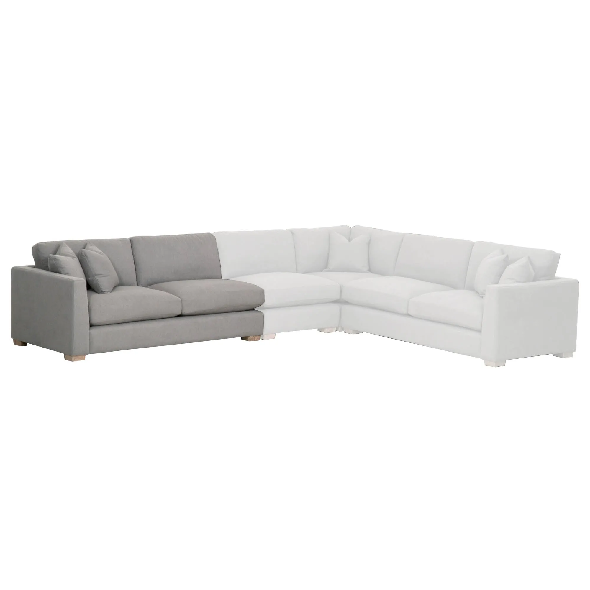 Hayden Modular Taper 2-Seat Left Arm Sofa