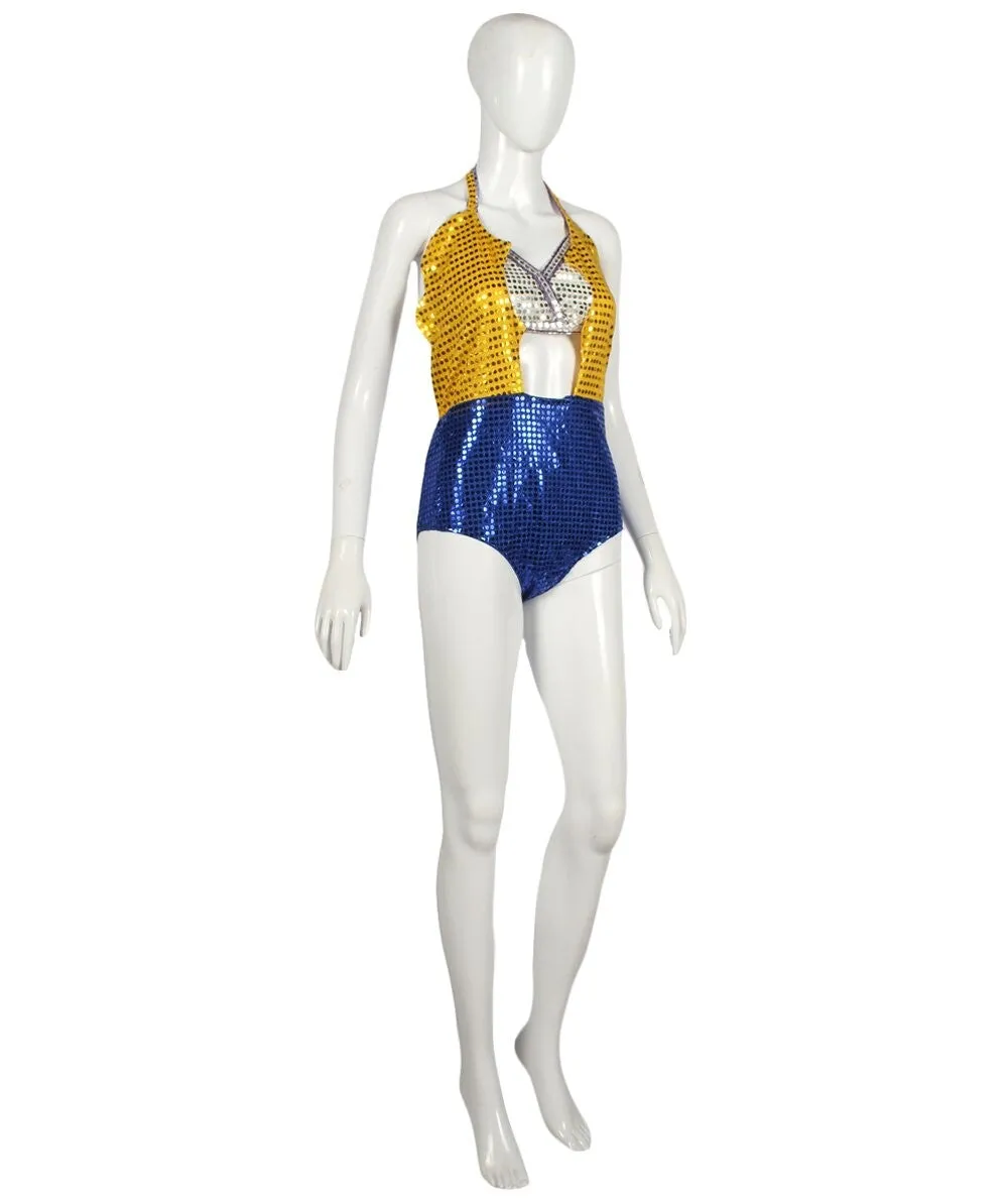 HPO Festival Femme Silver and Indigo Light Up the Night Bikini Set