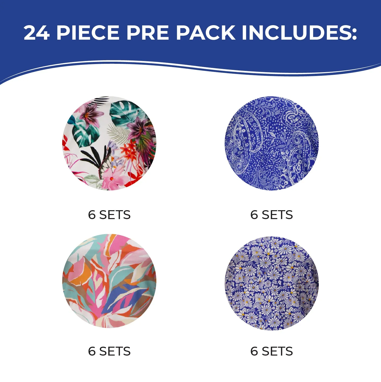 JR-RATK25 - Wholesale Junior's Two-Piece Printed Tankini Sets