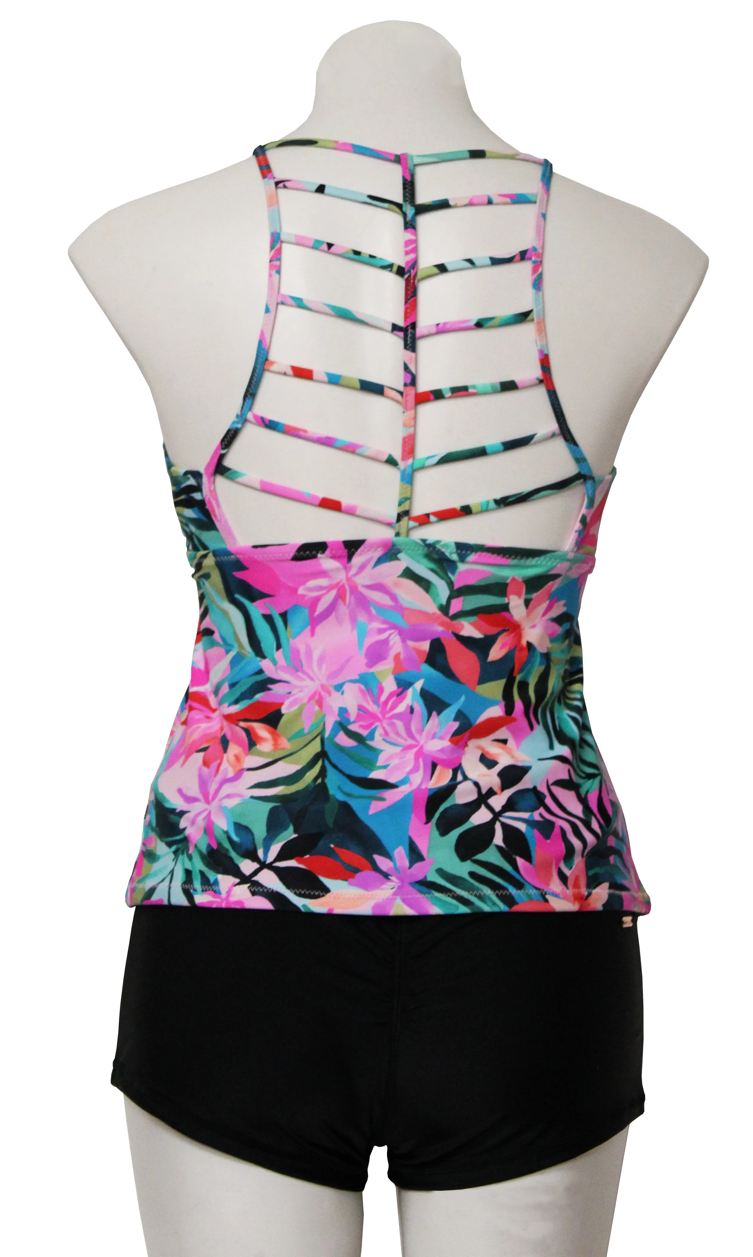 JR-RATKJE - Wholesale Junior's Printed Tankini Sets