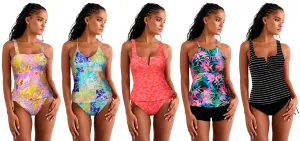 JR-RATKJE - Wholesale Junior's Printed Tankini Sets