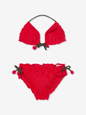 Konges Sløjd Girls Cherry Bikini in Red