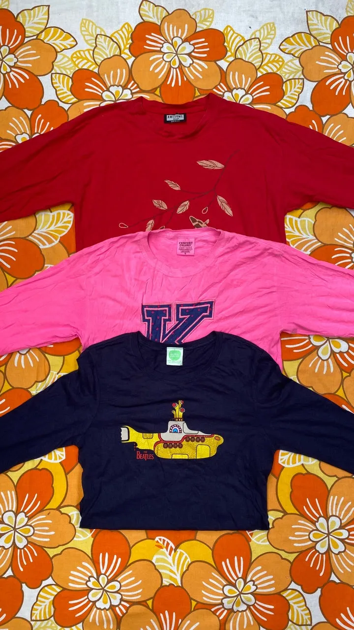 Long Sleeve T-shirt - 25KG - Grade A   B