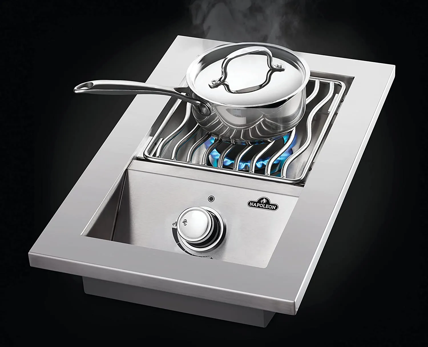 Napoleon: 500 Series Single Drop-In Burner w/ Stainless Steel Cover