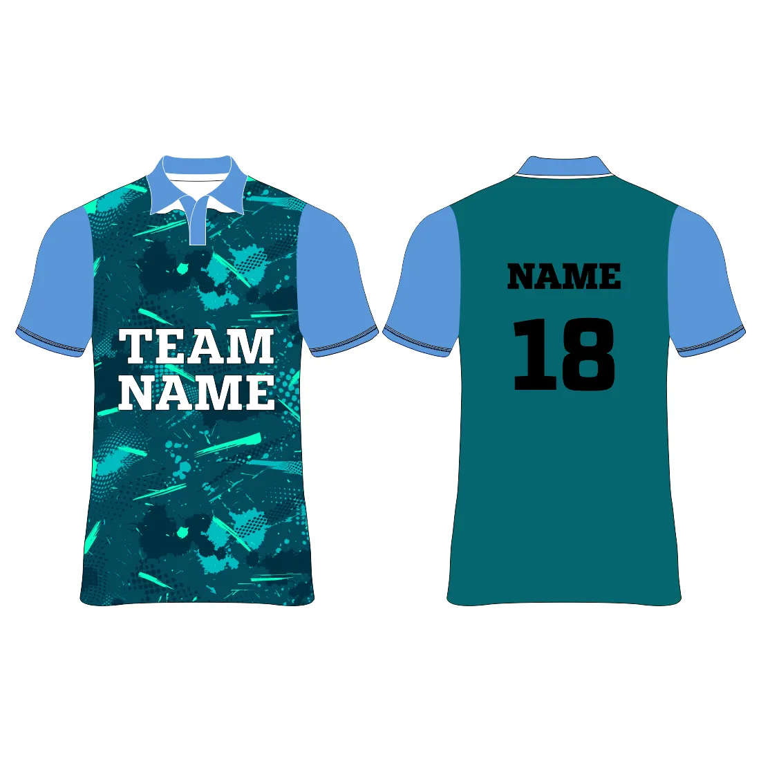 NEXT PRINT All Over Printed Customized Sublimation T-Shirt Unisex Sports Jersey Player Name & Number, Team Name.NP0080073