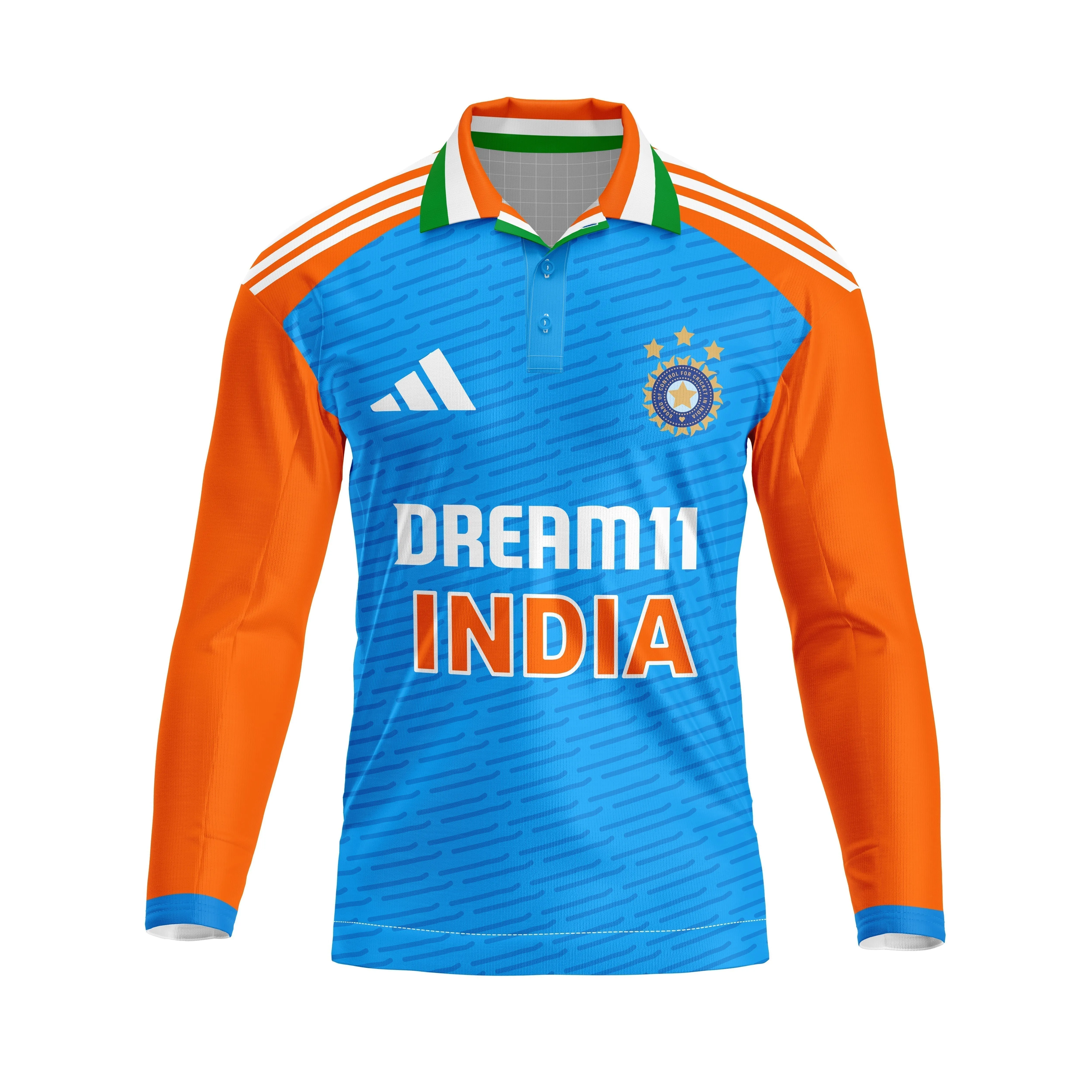 Nextprint Chahal Printed India Cricket 2024 World Cup Jersey Full Sleeve