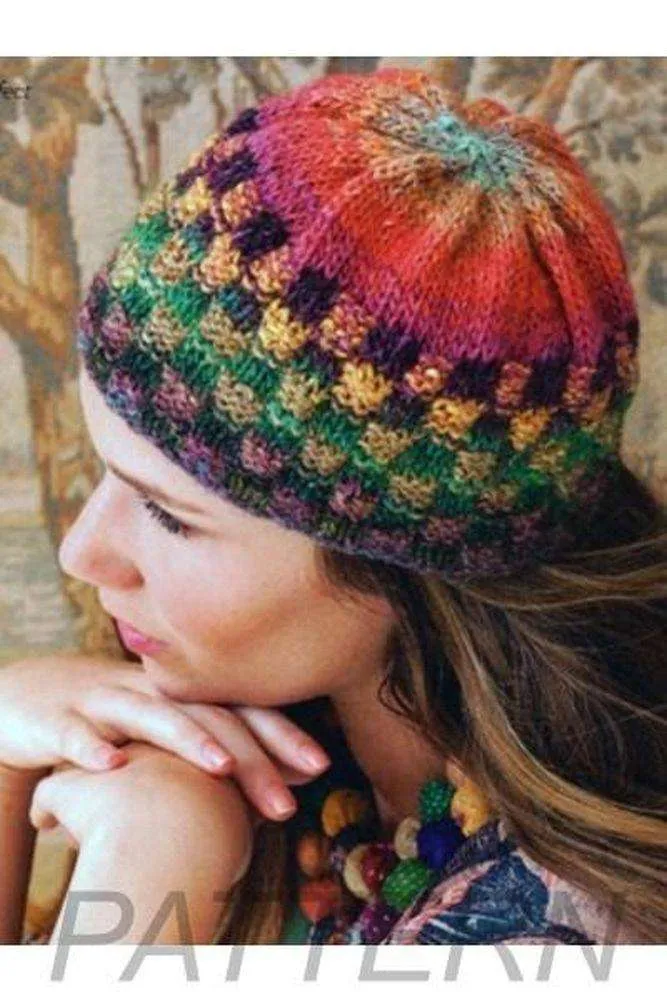Noro 04 Checkerboard Cap PATTERN ONLY