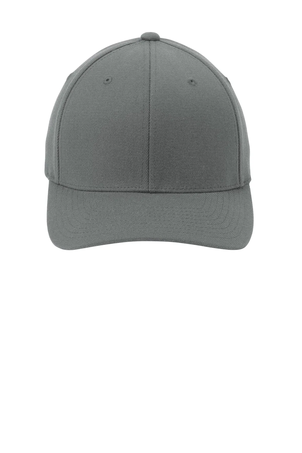 Port Authority Flexfit Customized Wool Blend Caps, Grey