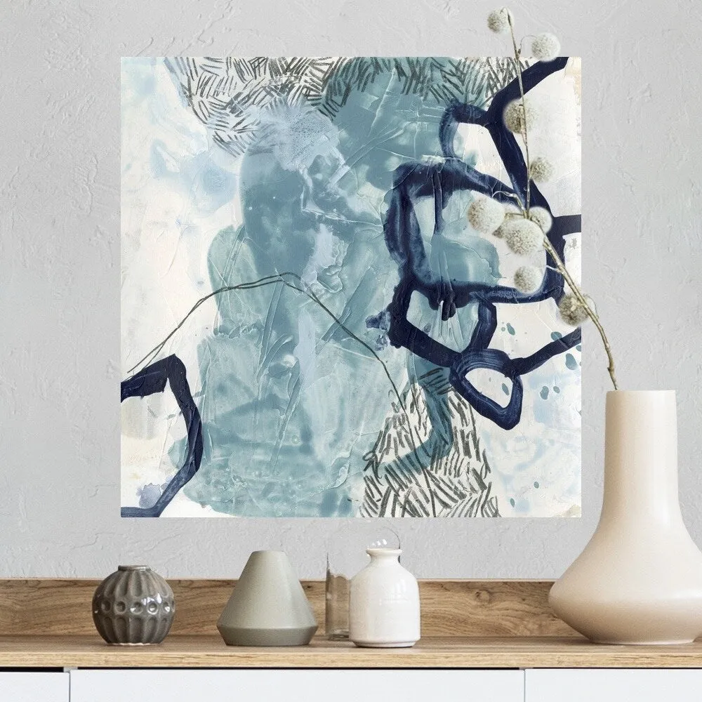 "Blue Slate III" Poster Print