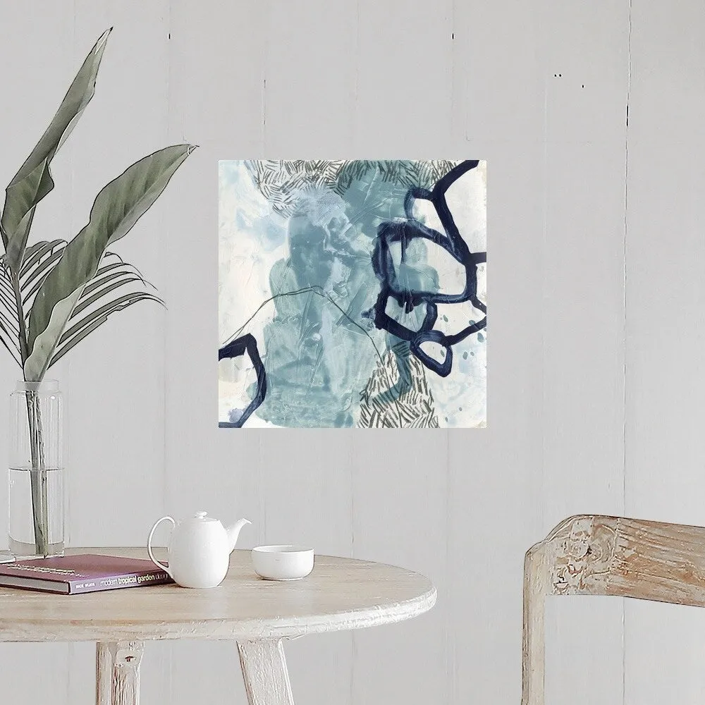 "Blue Slate III" Poster Print