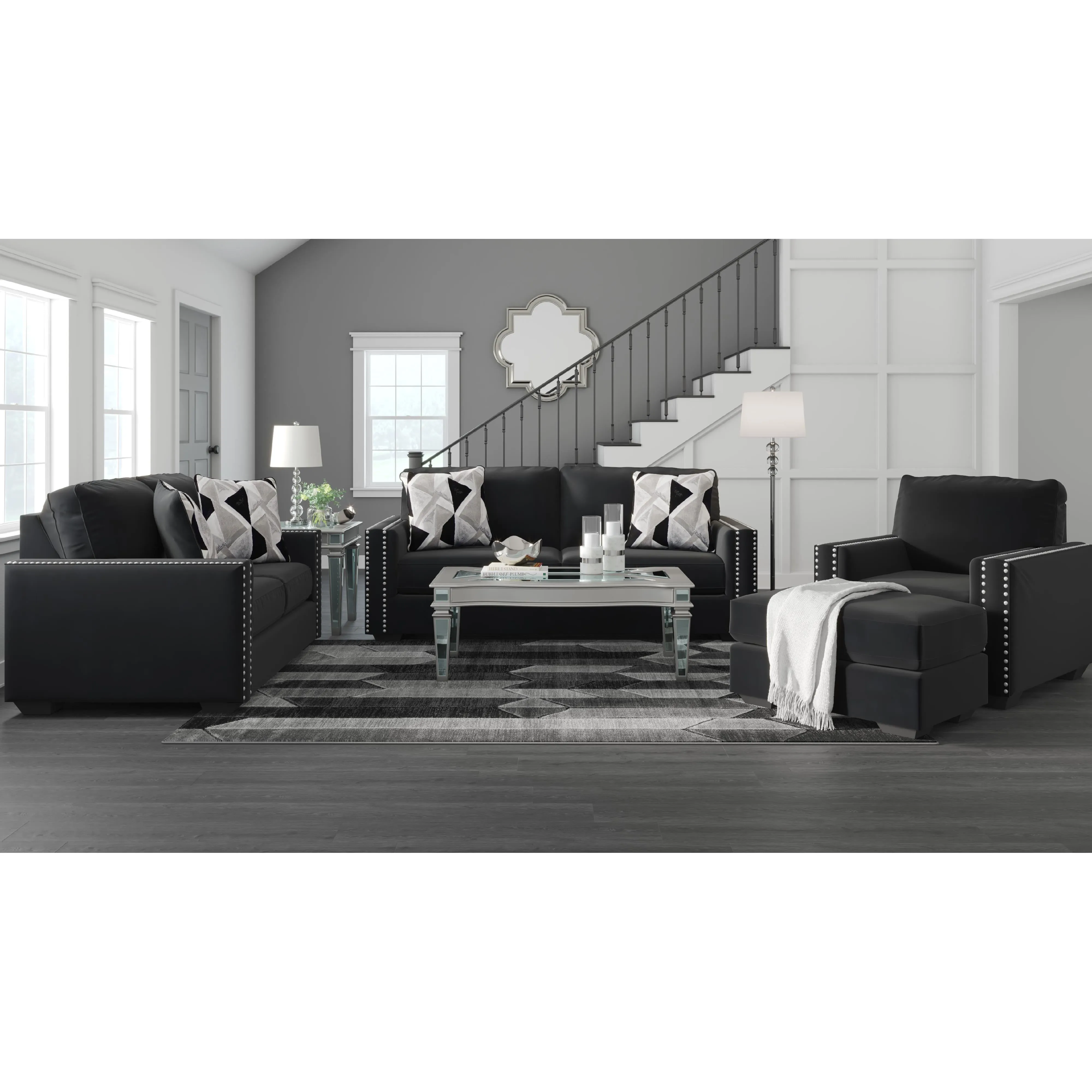 Signature Design by Ashley Gleston Stationary Fabric Loveseat 1220635
