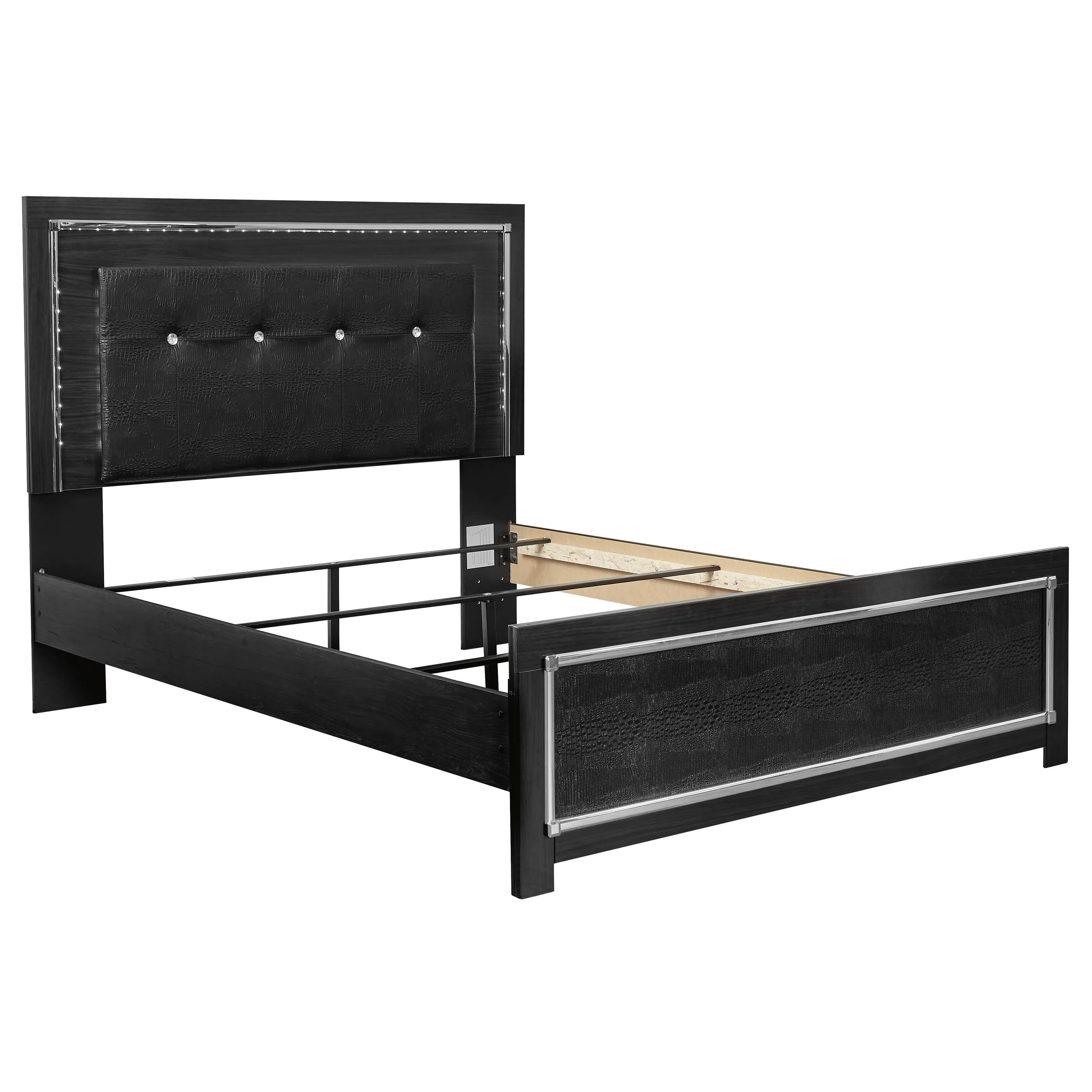 Signature Design by Ashley Kaydell Queen Upholstered Panel Bed B1420-57/B1420-54/B1420-95/B100-13