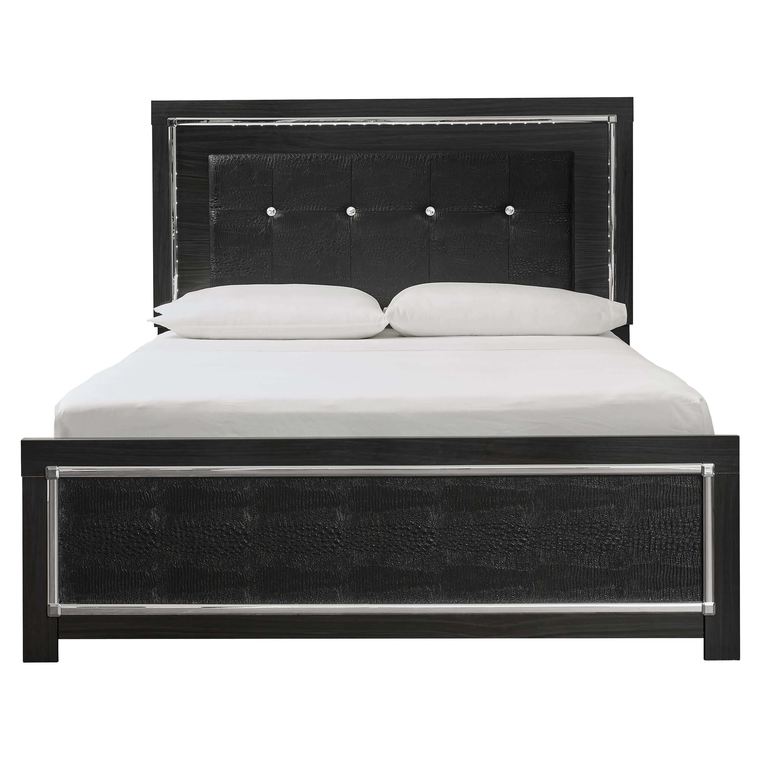 Signature Design by Ashley Kaydell Queen Upholstered Panel Bed B1420-57/B1420-54/B1420-95/B100-13
